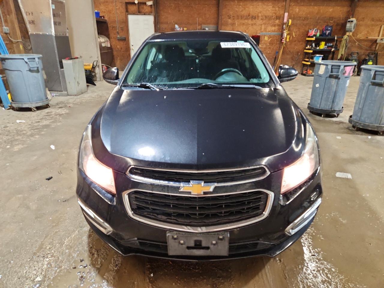 2015 Chevrolet Cruze Lt Black vin: 1G1PC5SB6F7208216