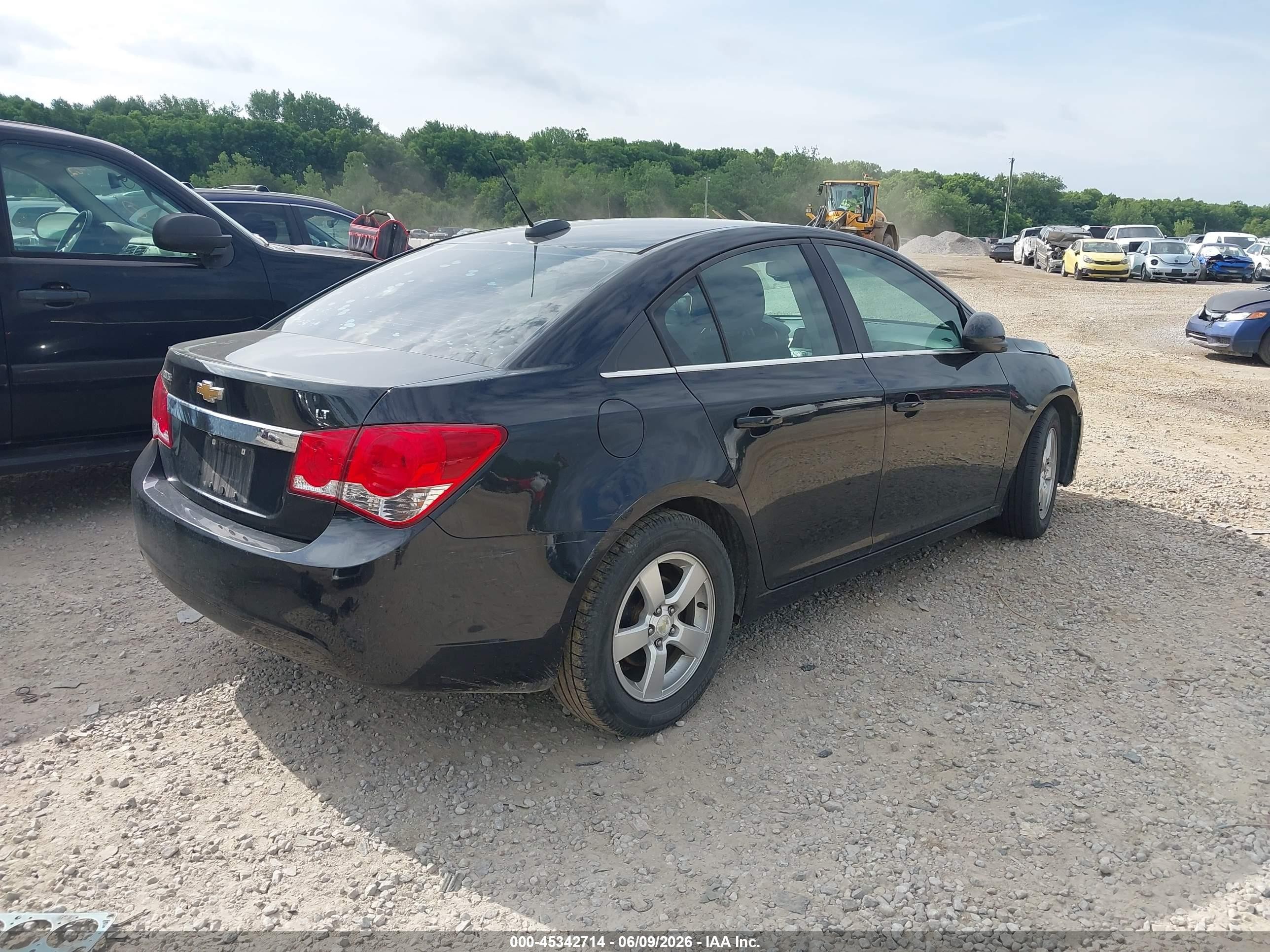 2015 Chevrolet Cruze 1lt Auto Black vin: 1G1PC5SB6F7215876