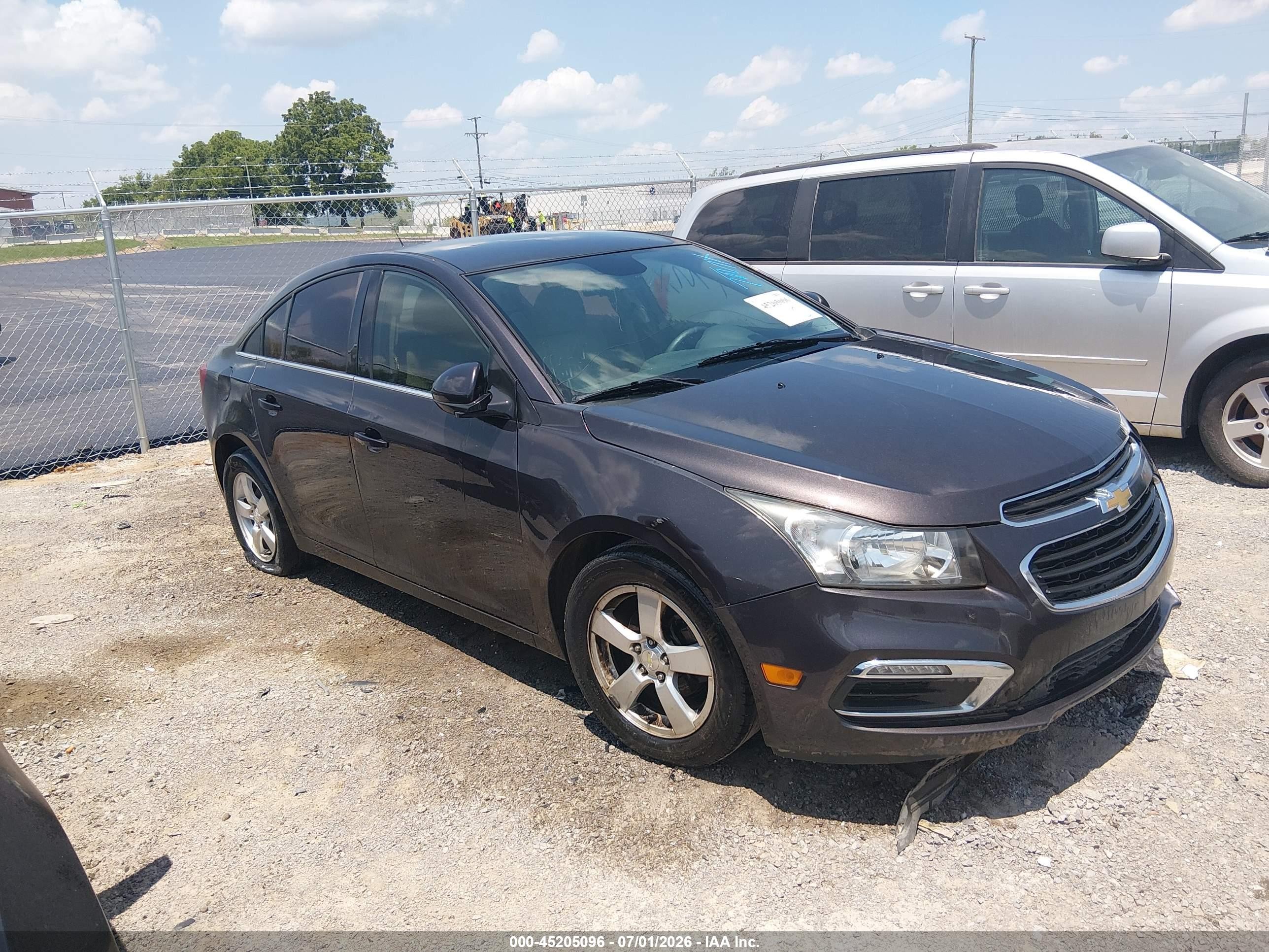 2015 Chevrolet Cruze 1lt Auto Black vin: 1G1PC5SB6F7218373