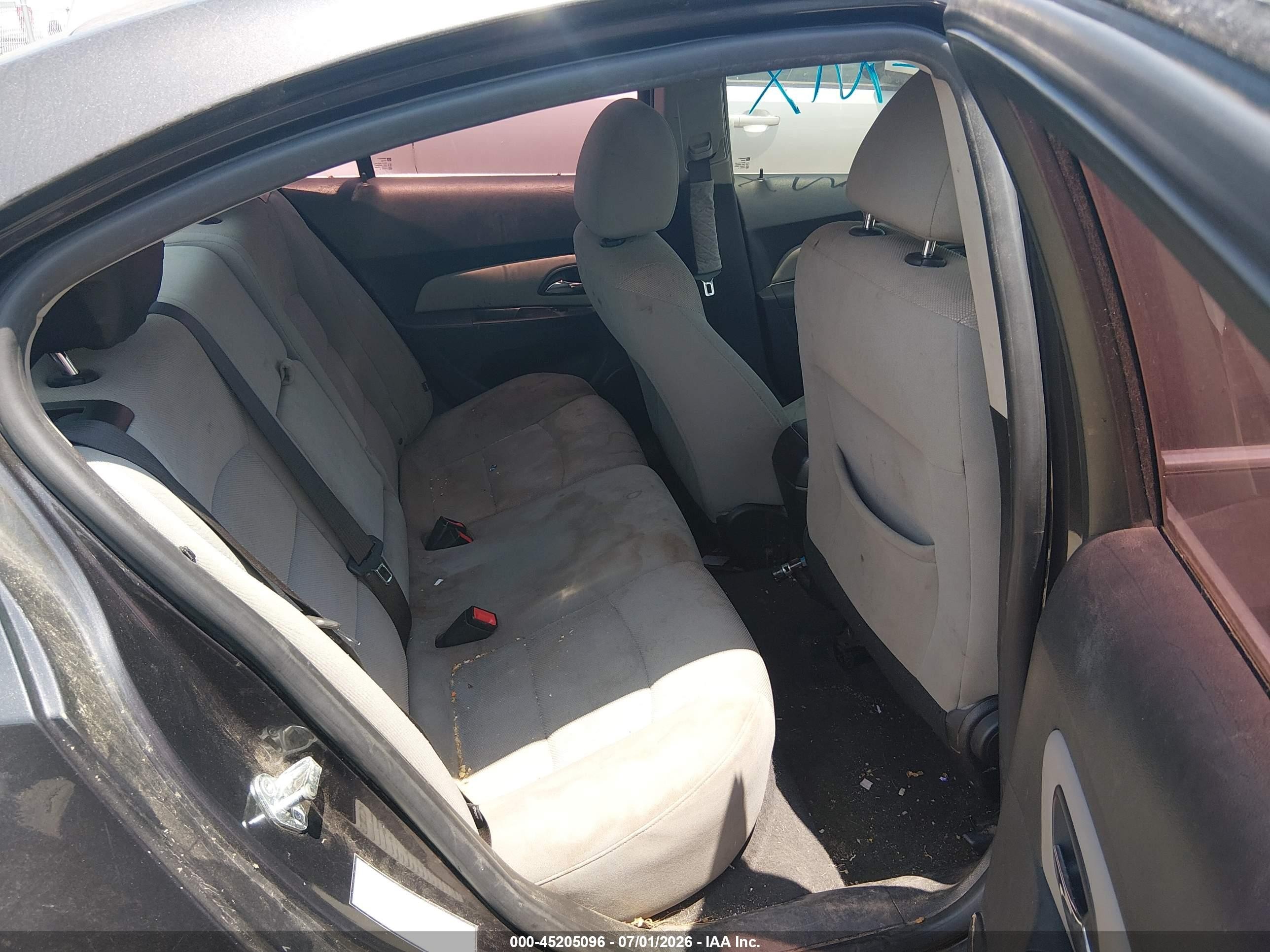 2015 Chevrolet Cruze 1lt Auto Black vin: 1G1PC5SB6F7218373