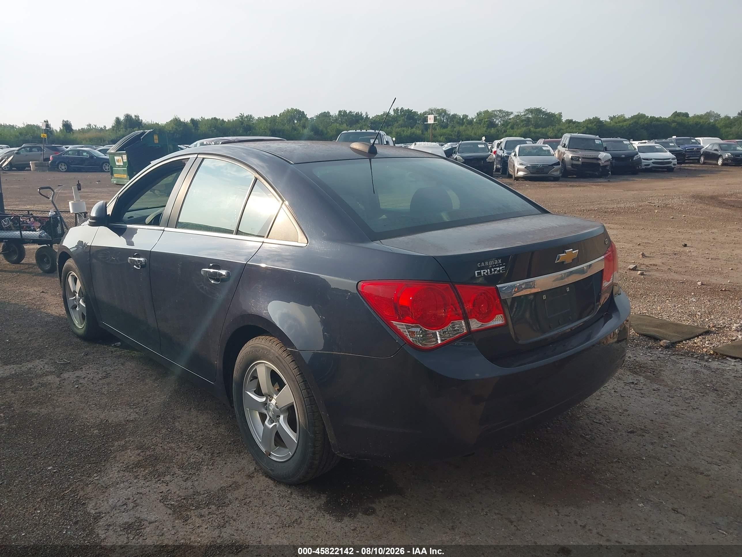 2015 Chevrolet Cruze 1lt Auto Blue vin: 1G1PC5SB6F7233746
