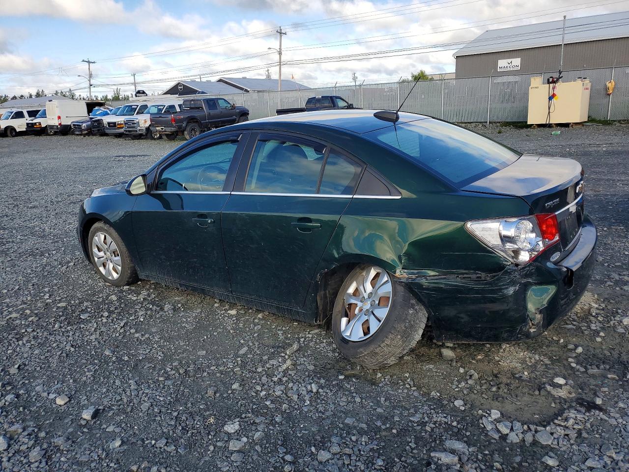 2015 Chevrolet Cruze Lt Green vin: 1G1PC5SB6F7238011