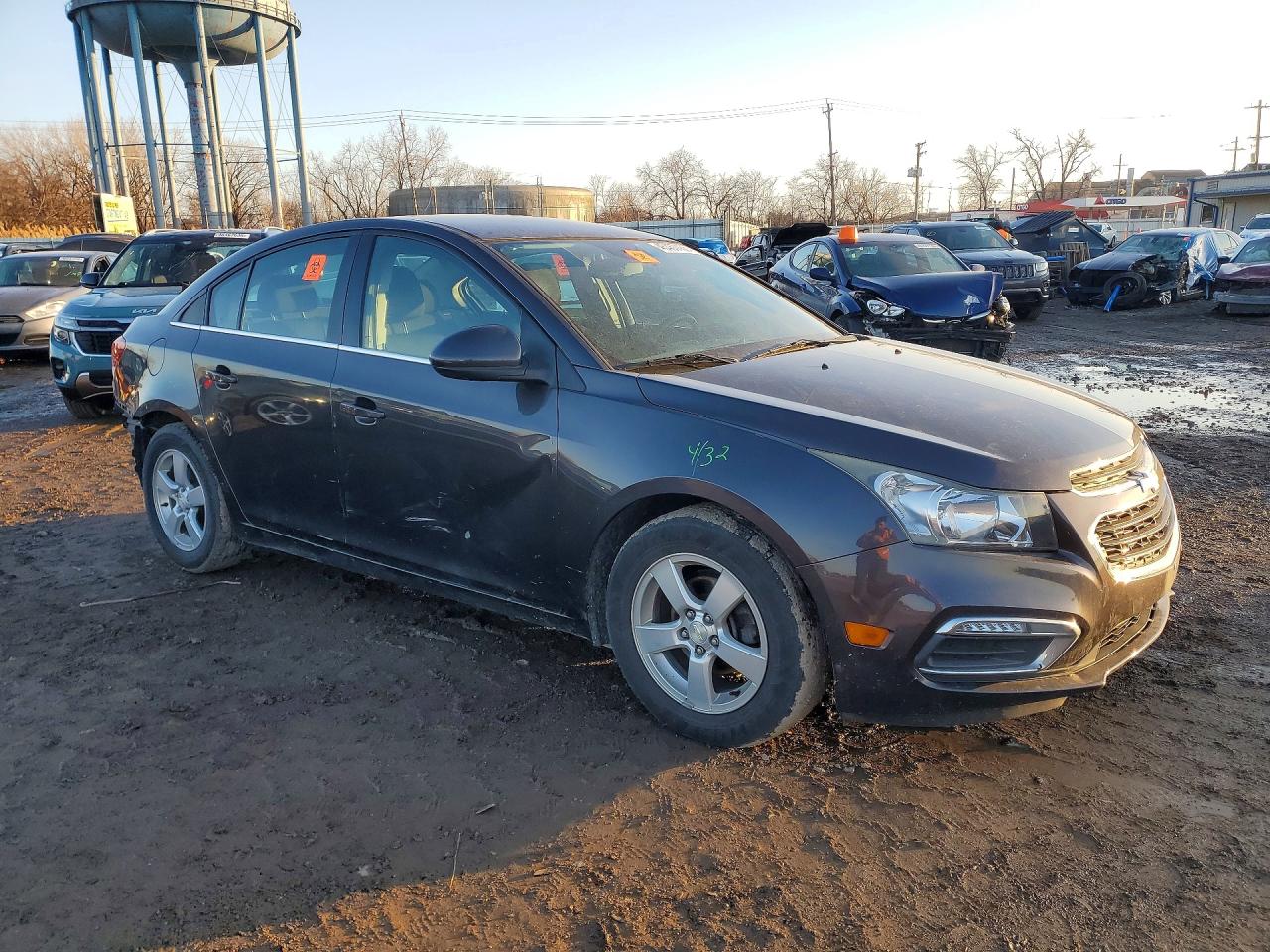 2015 Chevrolet Cruze Black vin: 1G1PC5SB6F7243984