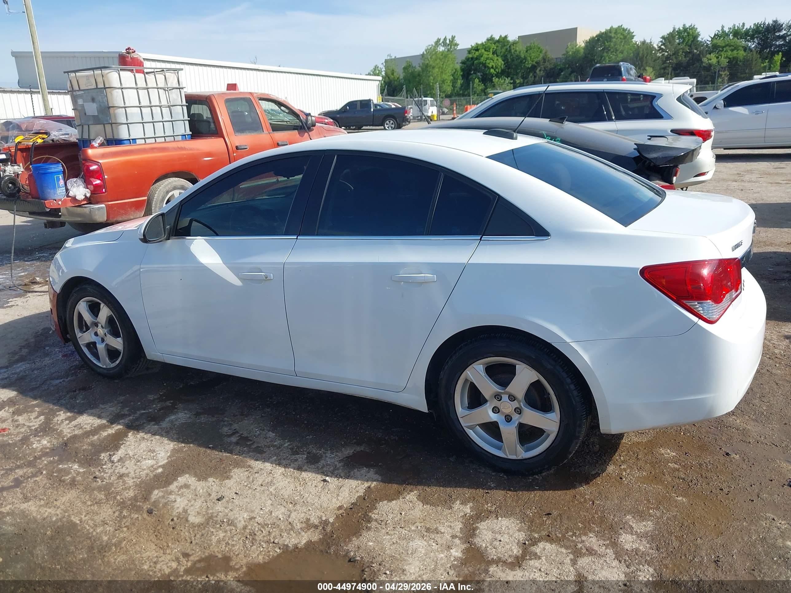 2015 Chevrolet Cruze 1lt Auto White vin: 1G1PC5SB6F7245069