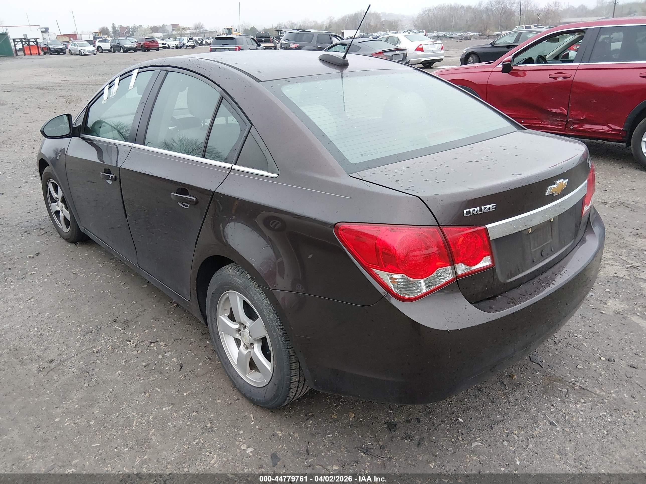 2015 Chevrolet Cruze 1lt Auto Burgundy vin: 1G1PC5SB6F7247372