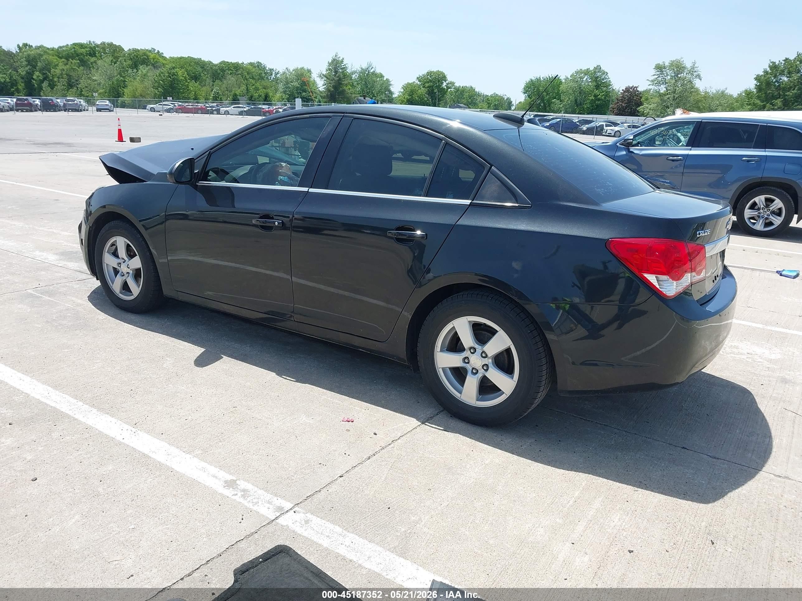 2015 Chevrolet Cruze 1lt Auto Black vin: 1G1PC5SB6F7256170