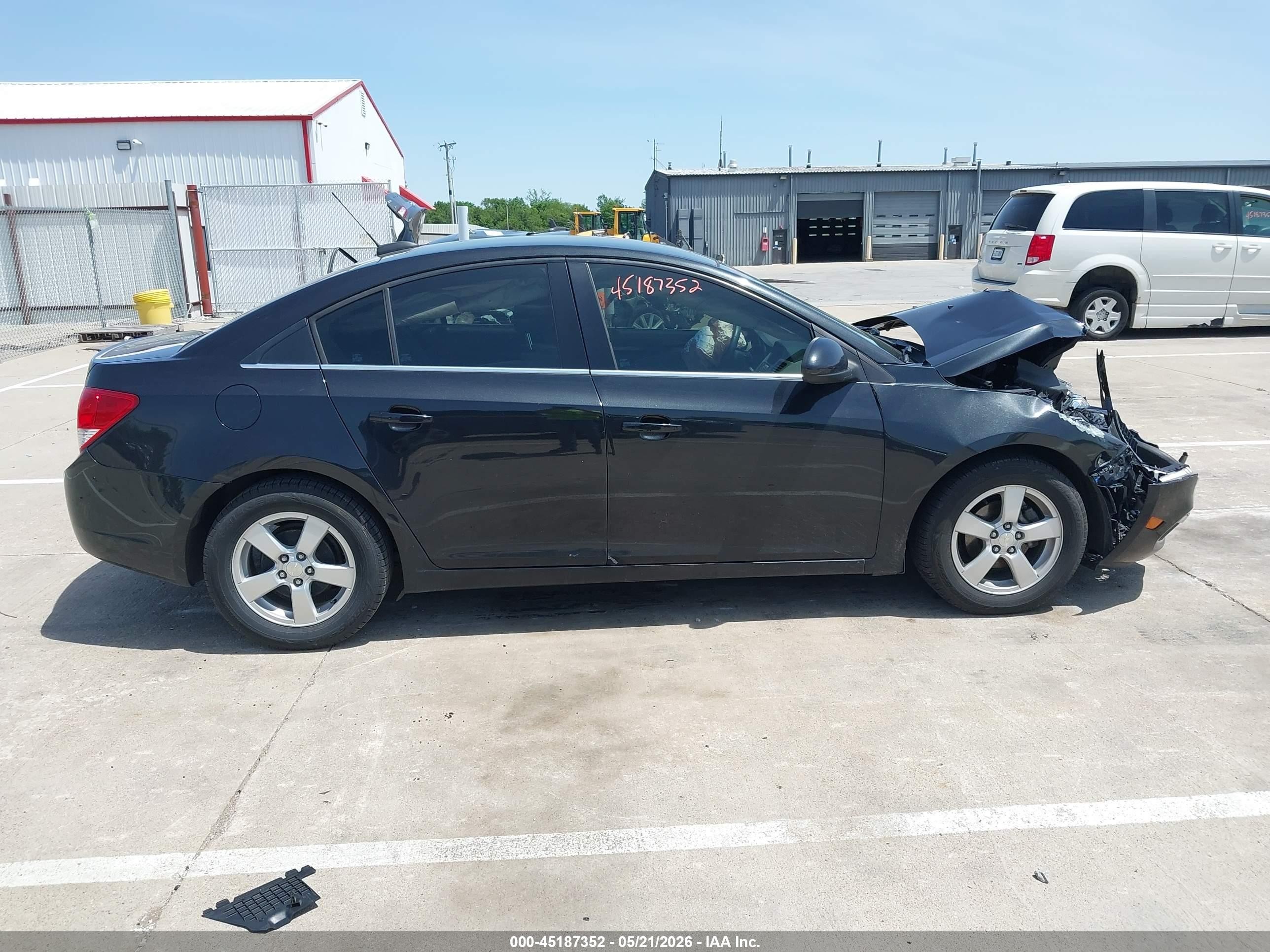 2015 Chevrolet Cruze 1lt Auto Black vin: 1G1PC5SB6F7256170