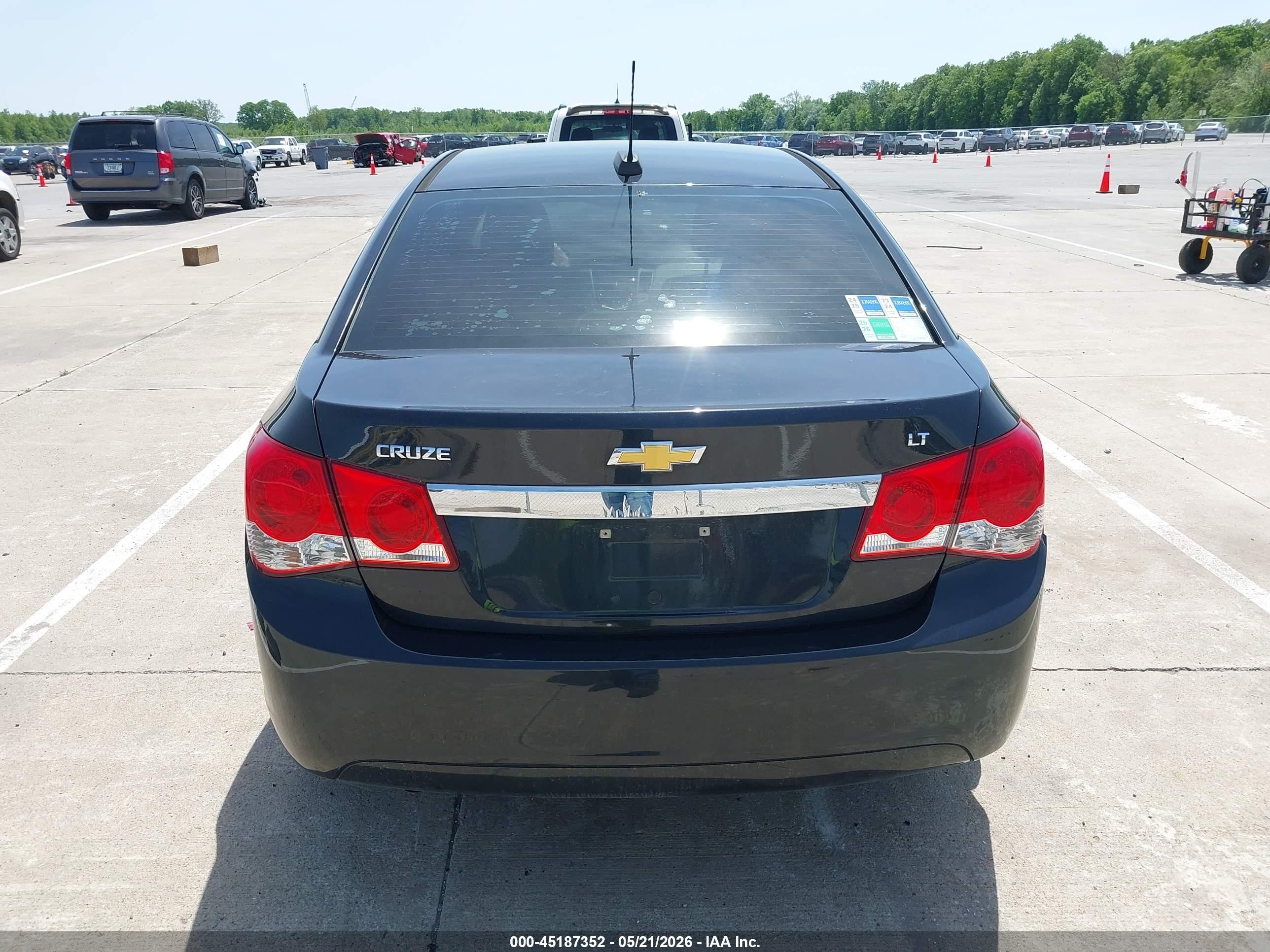 2015 Chevrolet Cruze 1lt Auto Black vin: 1G1PC5SB6F7256170