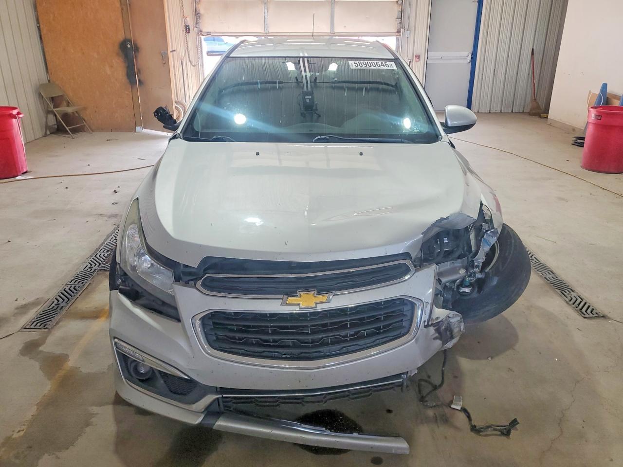 2015 Chevrolet Cruze Lt Silver vin: 1G1PC5SB6F7270893