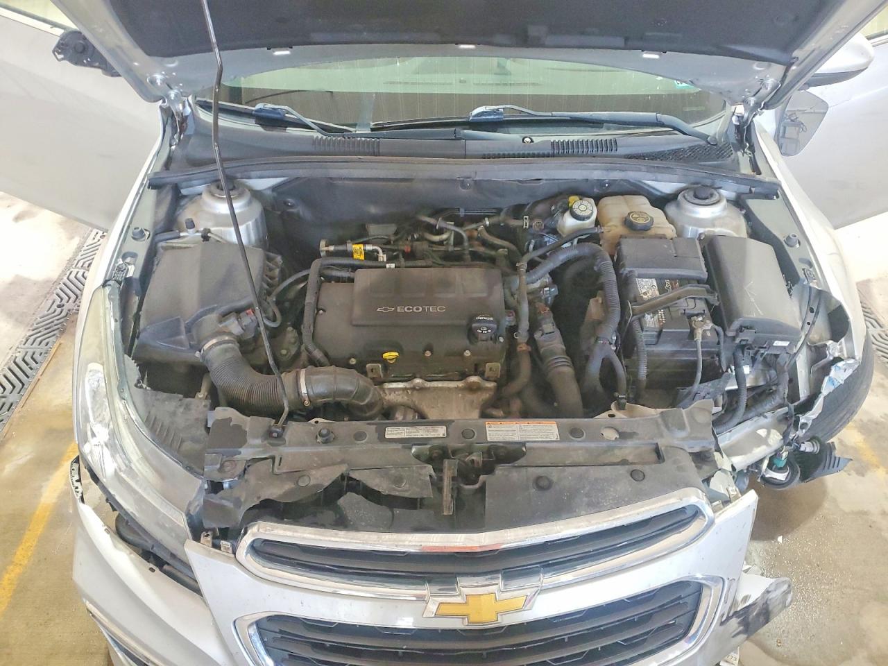 2015 Chevrolet Cruze Lt Silver vin: 1G1PC5SB6F7270893