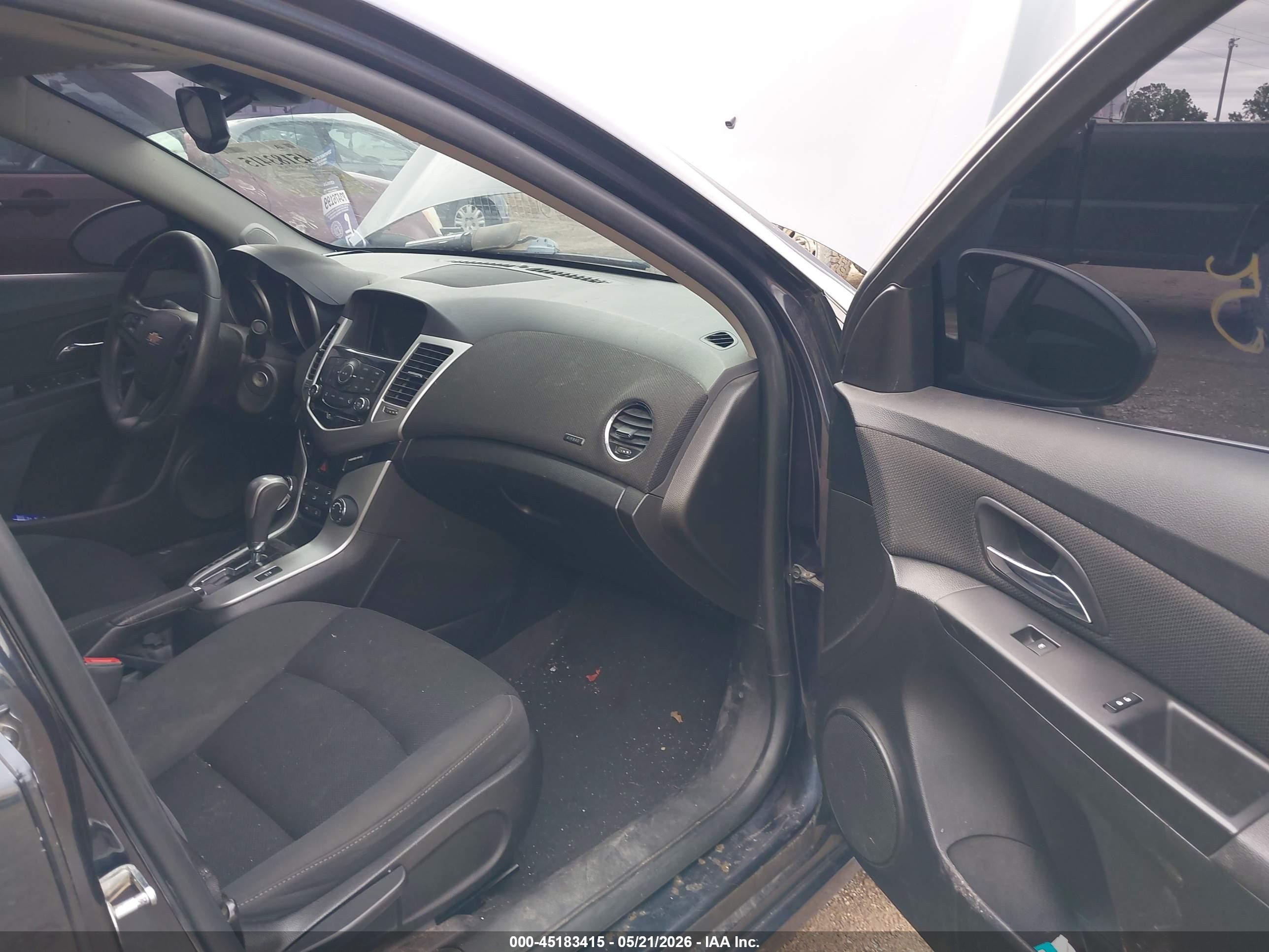 2015 Chevrolet Cruze 1lt Auto Dark Blue vin: 1G1PC5SB6F7286348