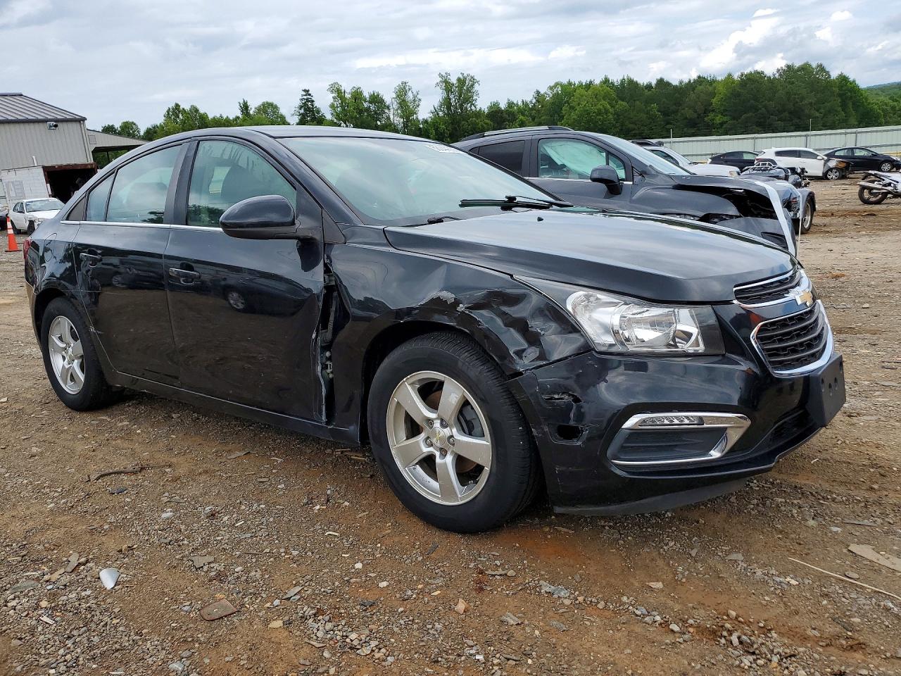 2015 Chevrolet Cruze Lt Black vin: 1G1PC5SB6F7287774