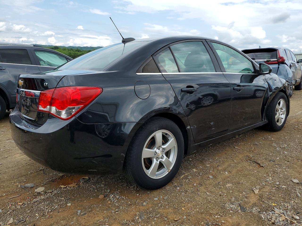 2015 Chevrolet Cruze Lt Black vin: 1G1PC5SB6F7287774