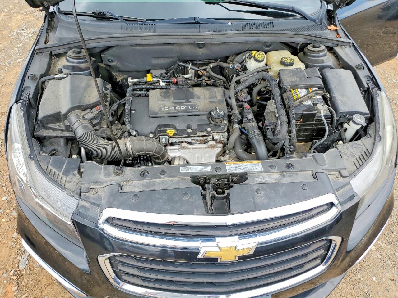 2015 Chevrolet Cruze Lt Black vin: 1G1PC5SB6F7287774