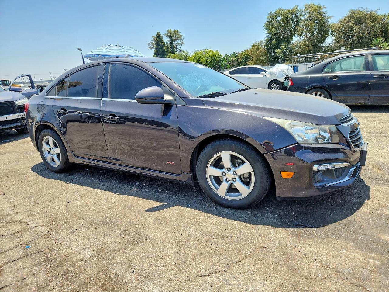 2015 Chevrolet Cruze Lt Серый vin: 1G1PC5SB6F7297947