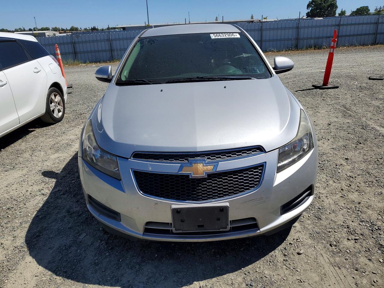 2013 Chevrolet Cruze Lt Silver vin: 1G1PC5SB7D7168449