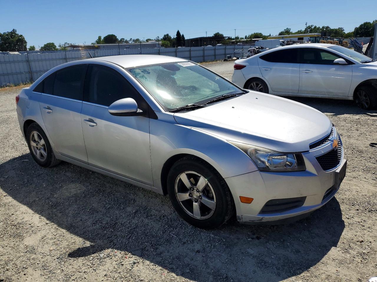 2013 Chevrolet Cruze Lt Silver vin: 1G1PC5SB7D7168449
