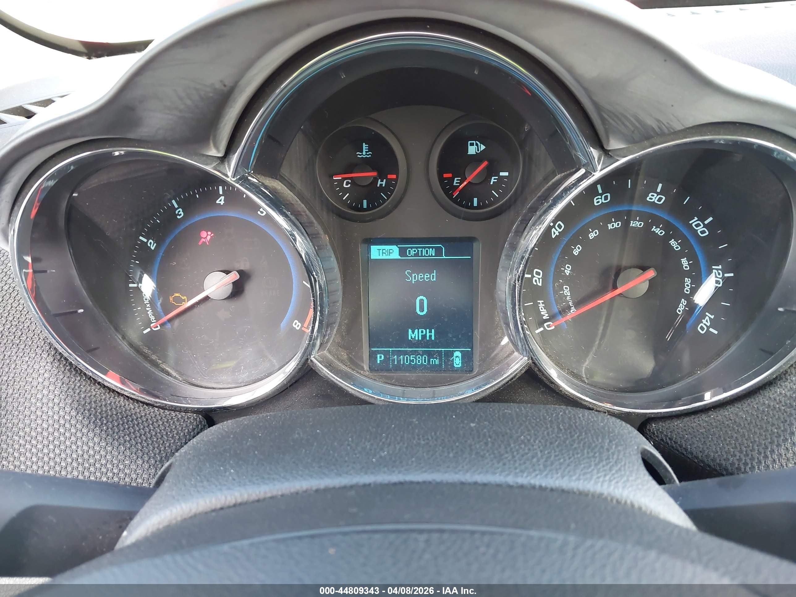 2013 Chevrolet Cruze 1lt Auto Red vin: 1G1PC5SB7D7170489