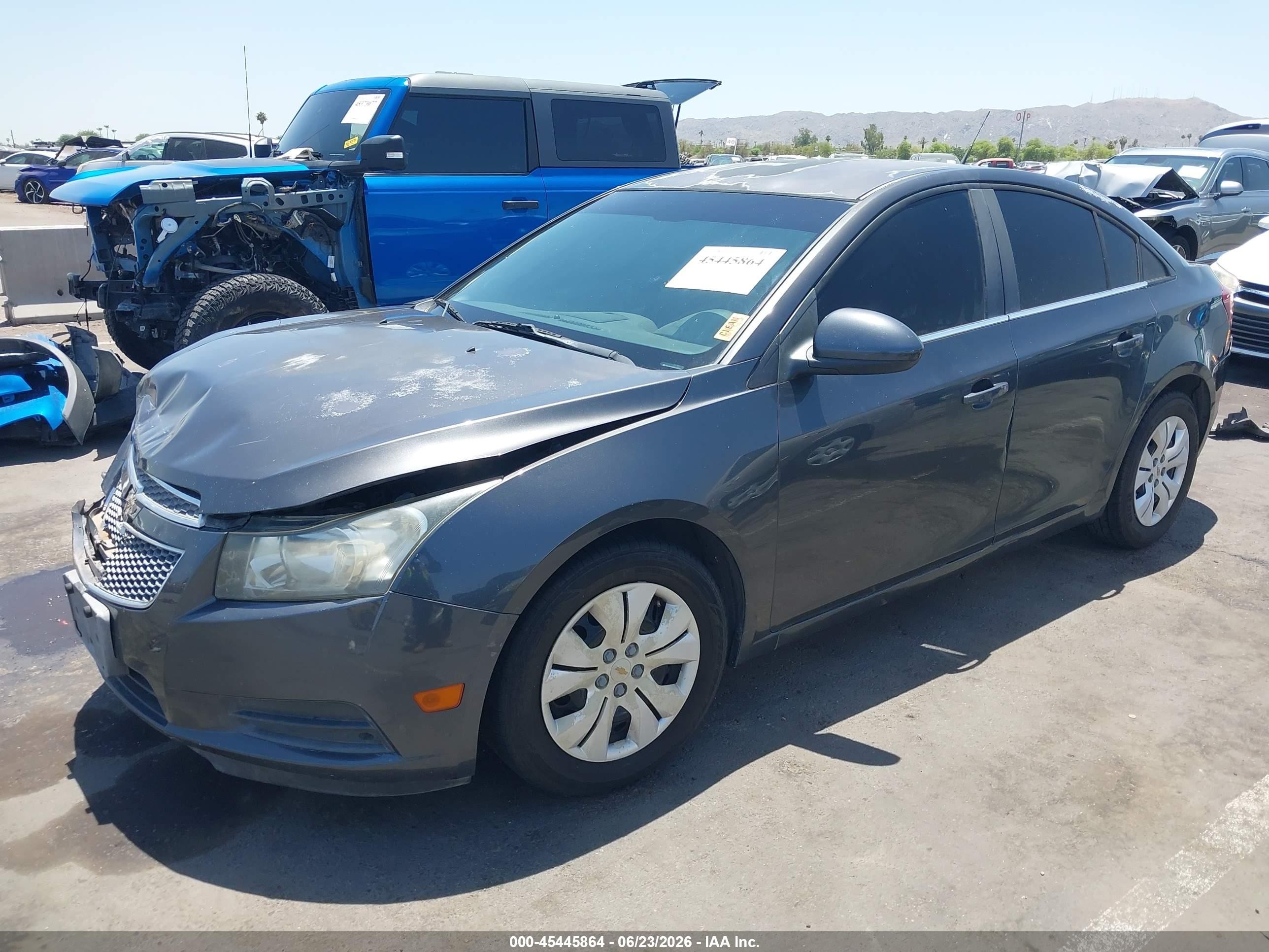 2013 Chevrolet Cruze 1lt Auto Gray vin: 1G1PC5SB7D7174090