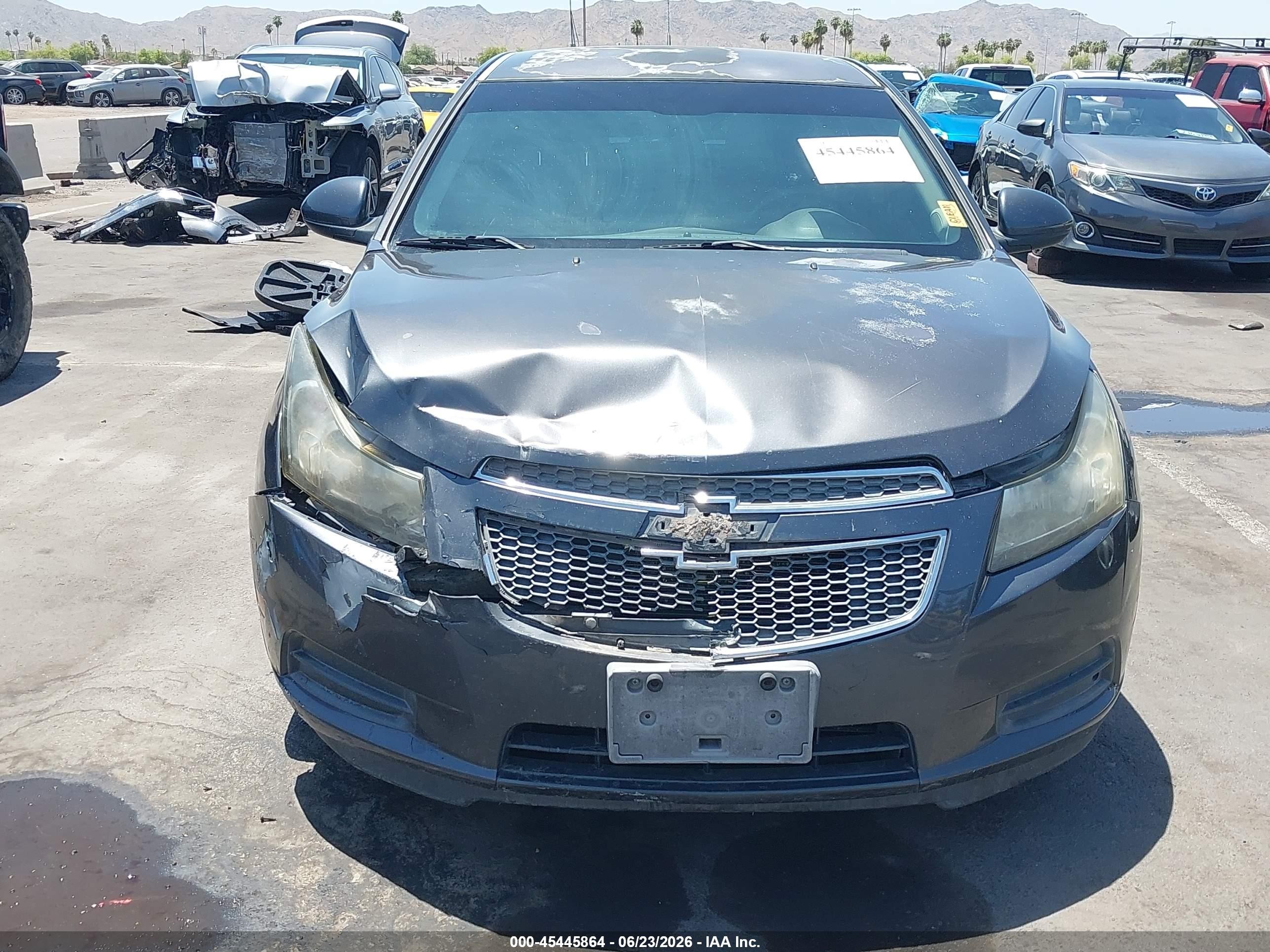 2013 Chevrolet Cruze 1lt Auto Gray vin: 1G1PC5SB7D7174090