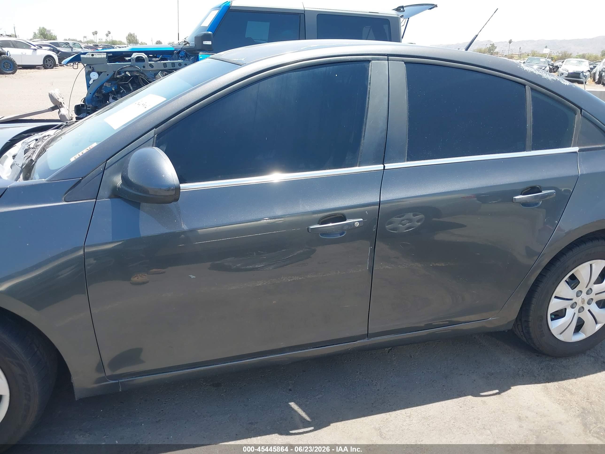 2013 Chevrolet Cruze 1lt Auto Gray vin: 1G1PC5SB7D7174090