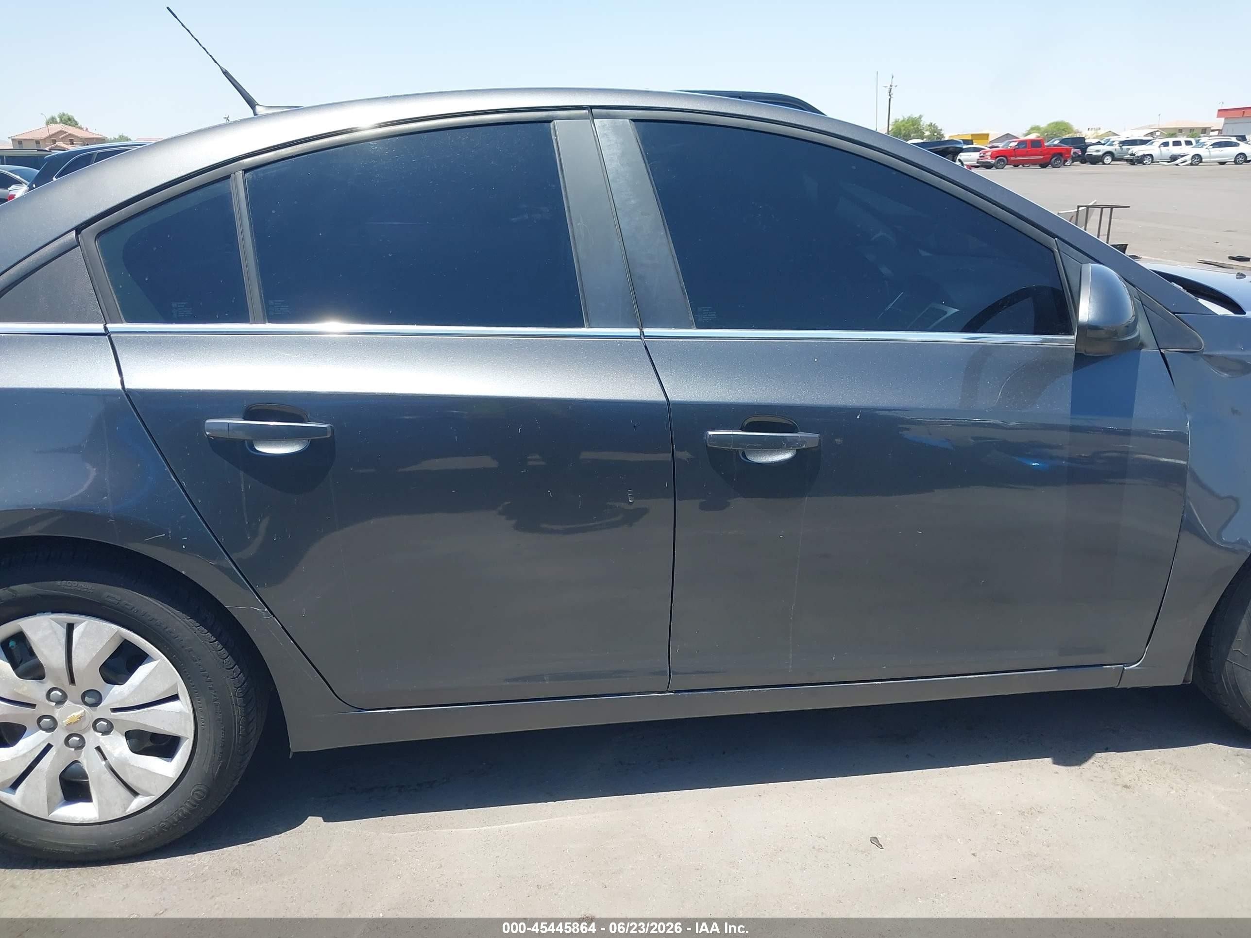 2013 Chevrolet Cruze 1lt Auto Gray vin: 1G1PC5SB7D7174090