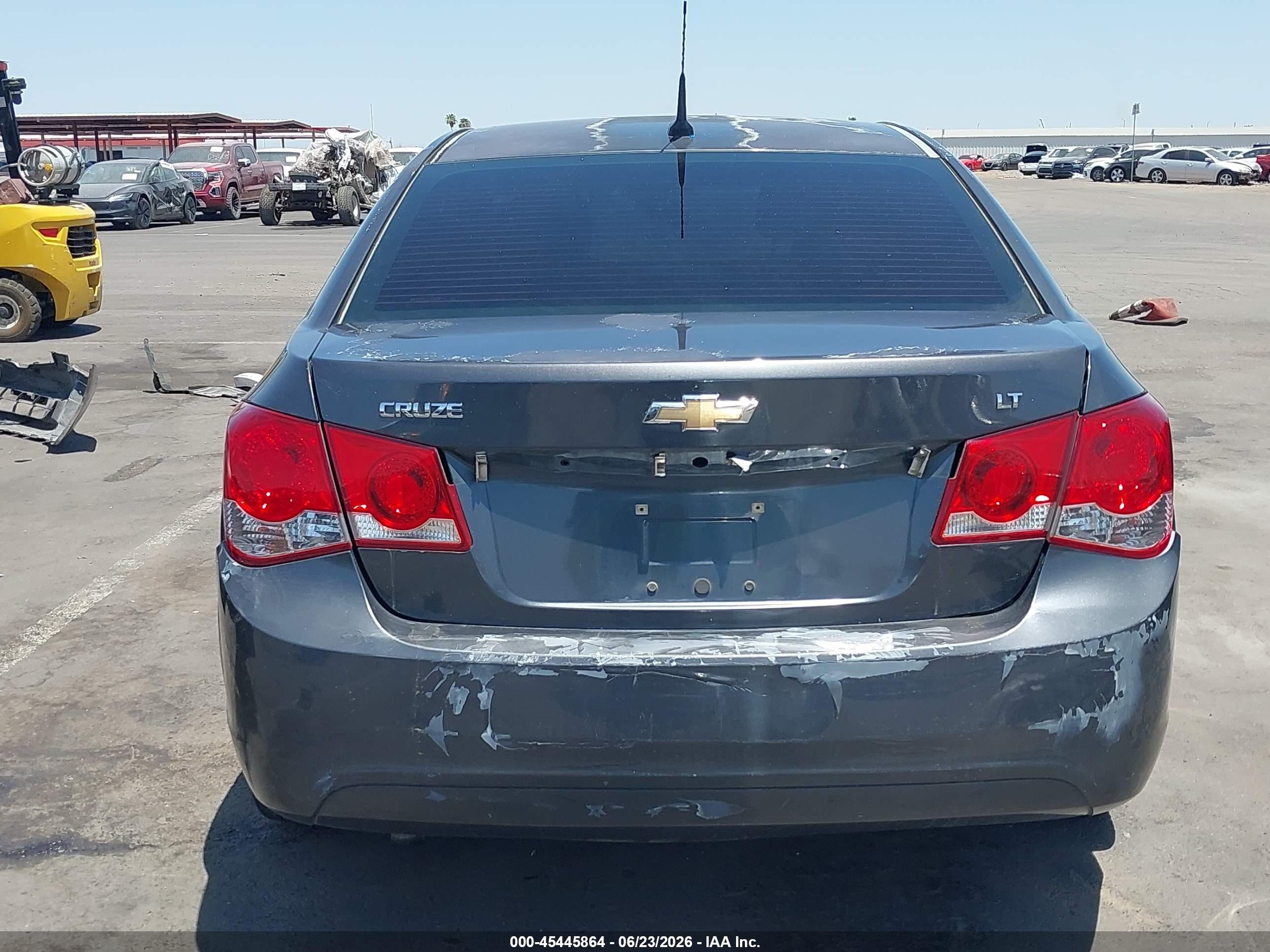2013 Chevrolet Cruze 1lt Auto Gray vin: 1G1PC5SB7D7174090