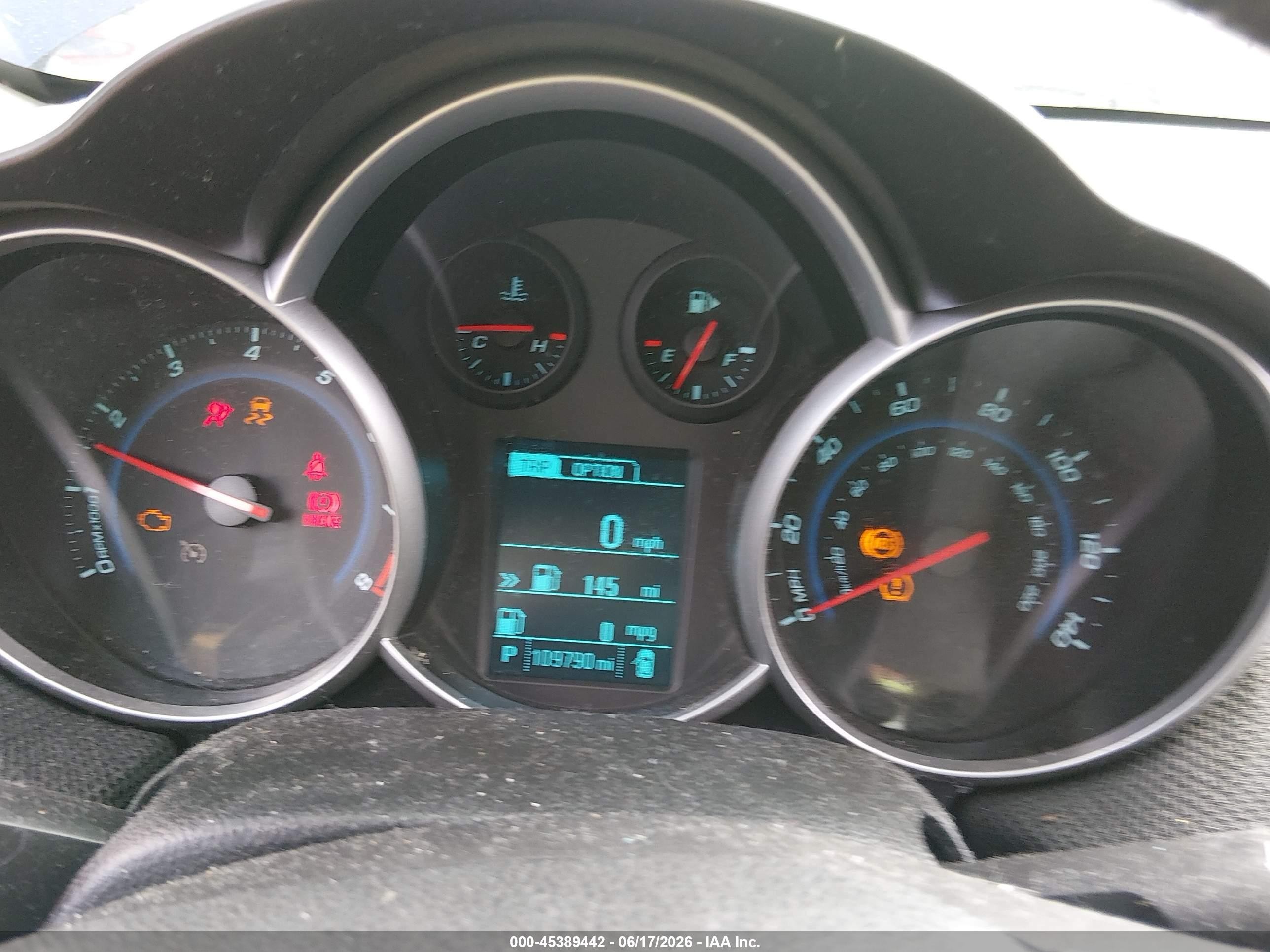 2013 Chevrolet Cruze 1lt Auto Синий vin: 1G1PC5SB7D7200543