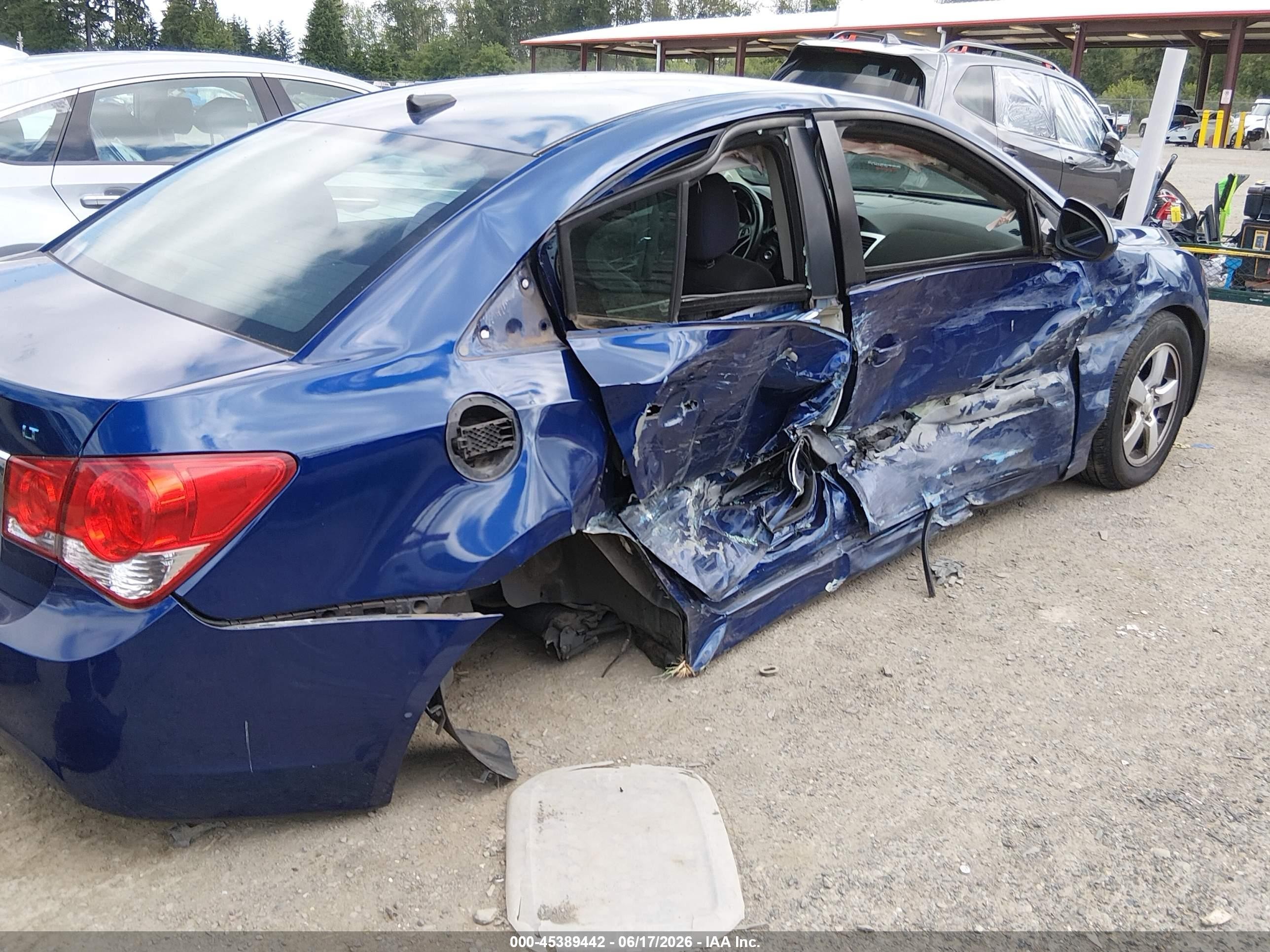 2013 Chevrolet Cruze 1lt Auto Синий vin: 1G1PC5SB7D7200543