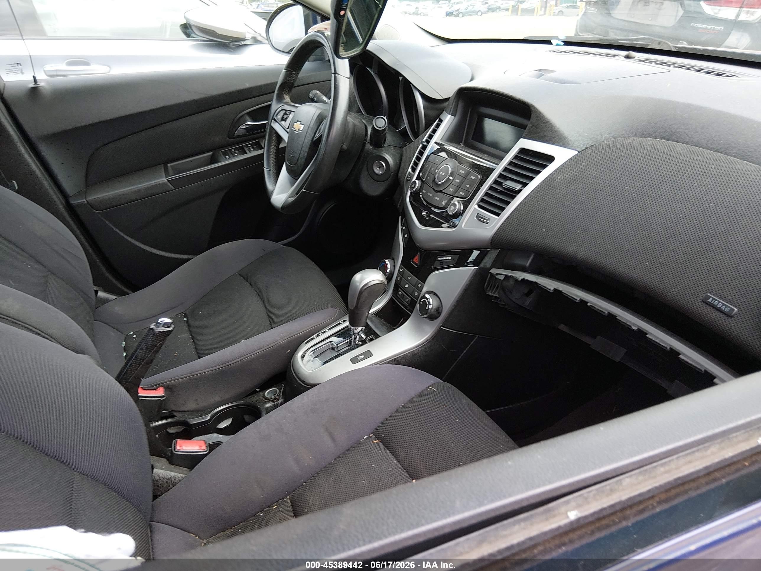 2013 Chevrolet Cruze 1lt Auto Синий vin: 1G1PC5SB7D7200543
