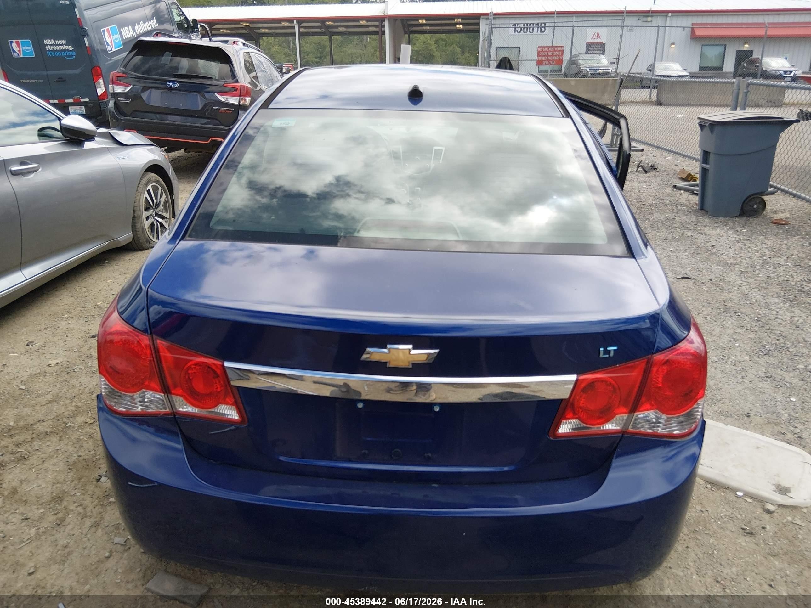 2013 Chevrolet Cruze 1lt Auto Синий vin: 1G1PC5SB7D7200543