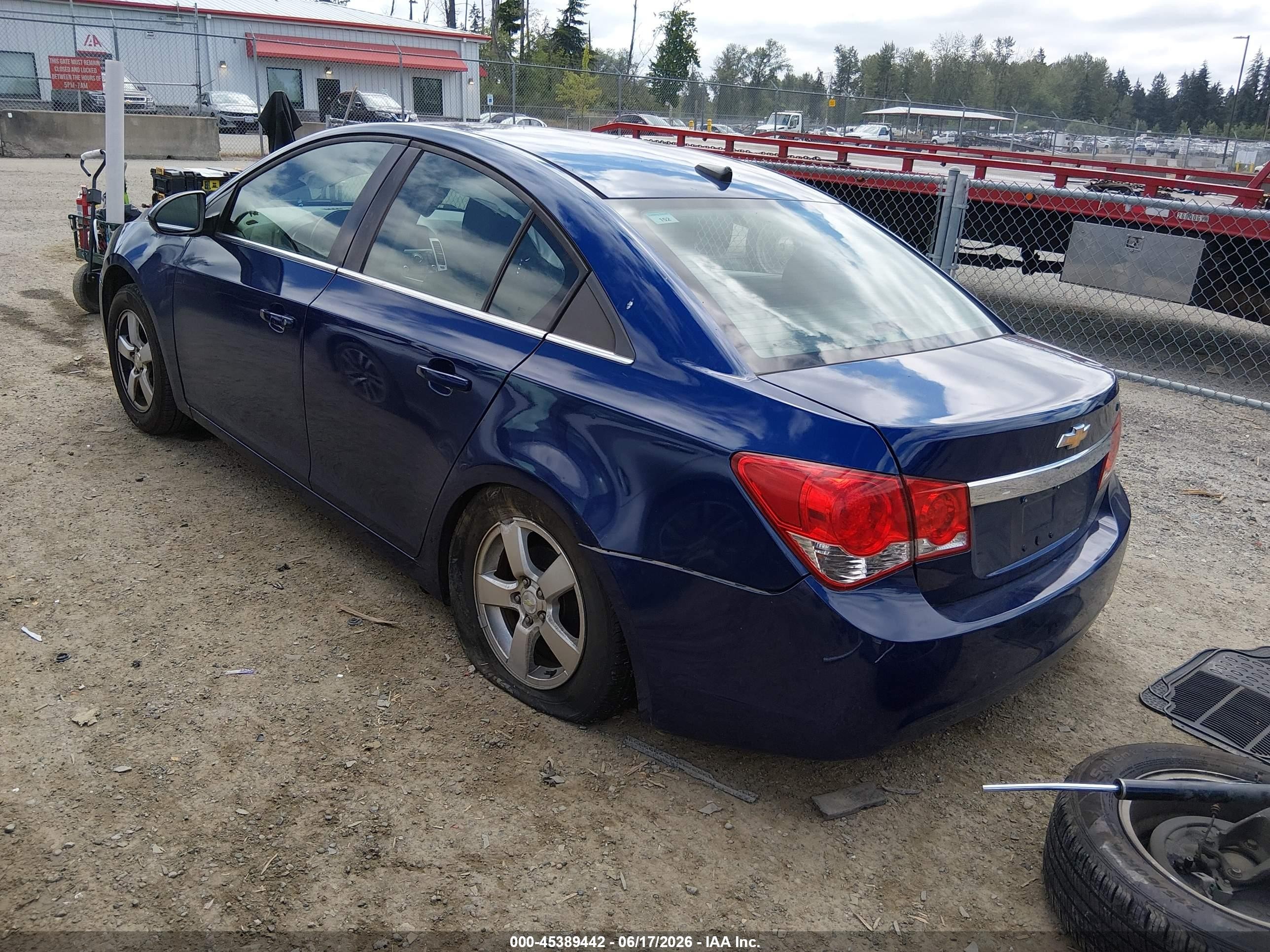 2013 Chevrolet Cruze 1lt Auto Синий vin: 1G1PC5SB7D7200543