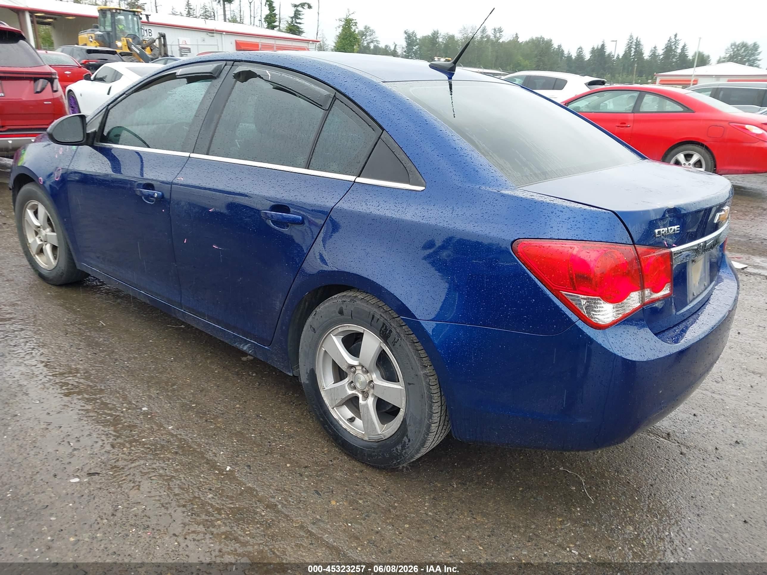2013 Chevrolet Cruze 1lt Auto Синий vin: 1G1PC5SB7D7206875