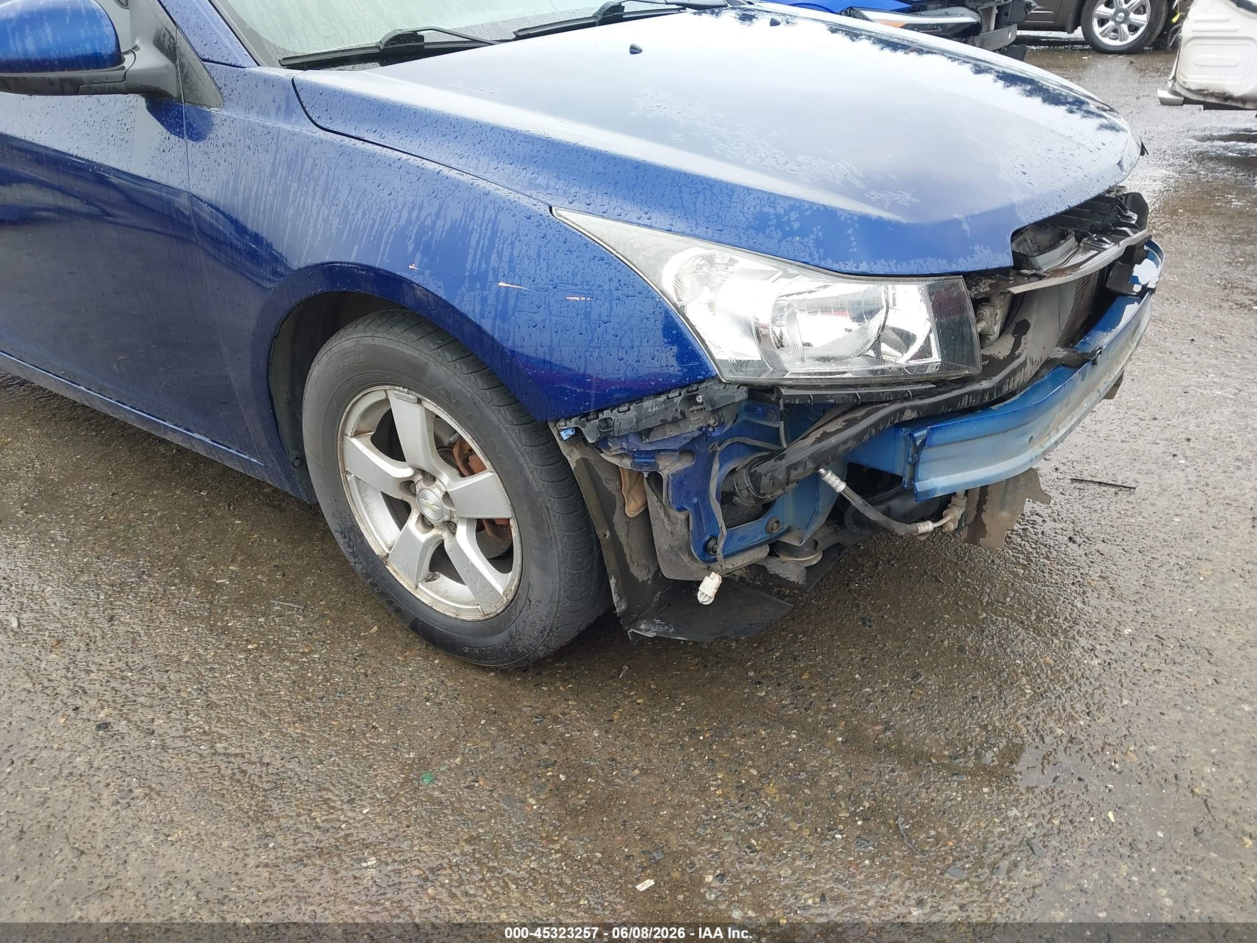 2013 Chevrolet Cruze 1lt Auto Синий vin: 1G1PC5SB7D7206875