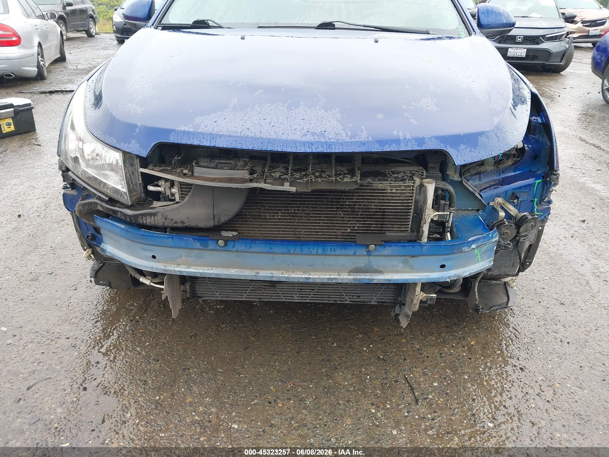 2013 Chevrolet Cruze 1lt Auto Синий vin: 1G1PC5SB7D7206875
