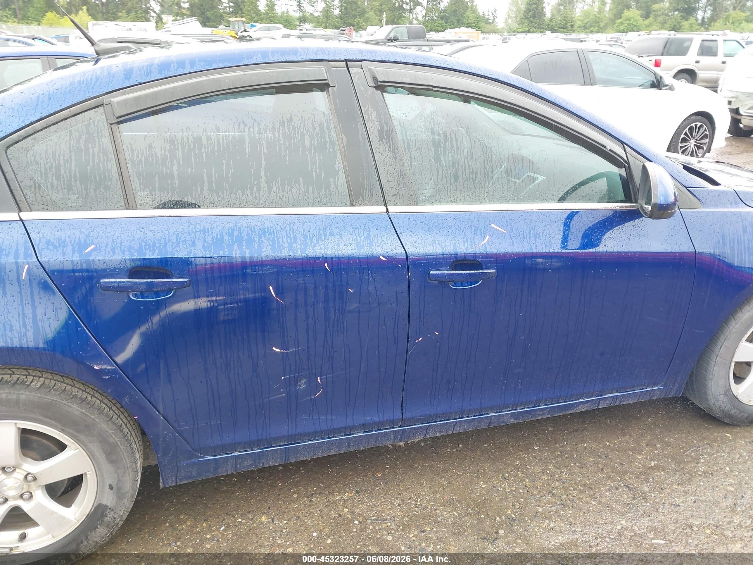 2013 Chevrolet Cruze 1lt Auto Синий vin: 1G1PC5SB7D7206875
