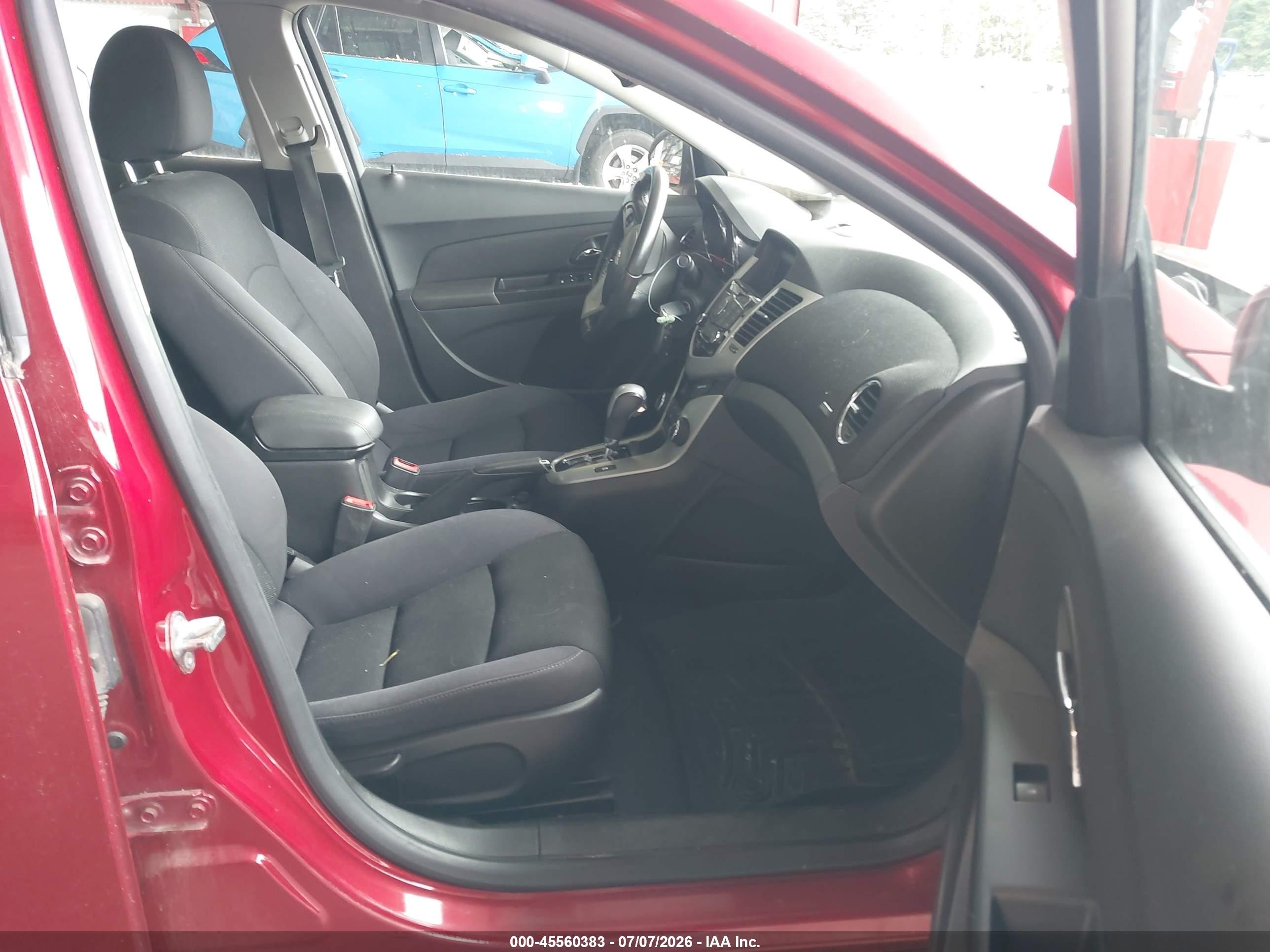 2013 Chevrolet Cruze 1lt Auto Red vin: 1G1PC5SB7D7298733