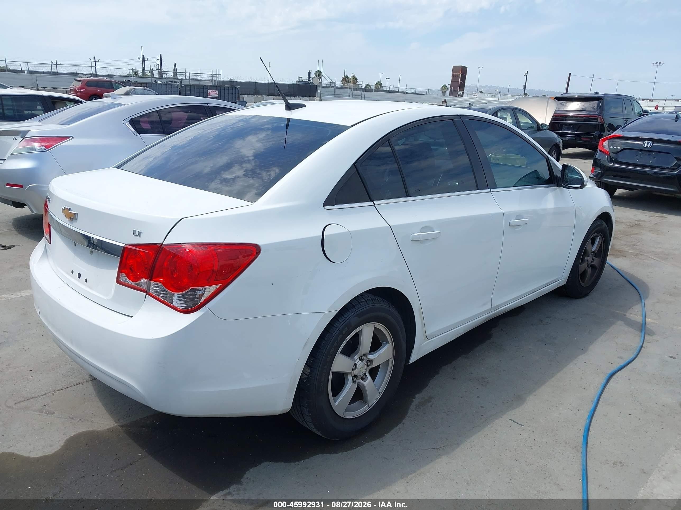 2014 Chevrolet Cruze 1lt Auto Белый vin: 1G1PC5SB7E7109144