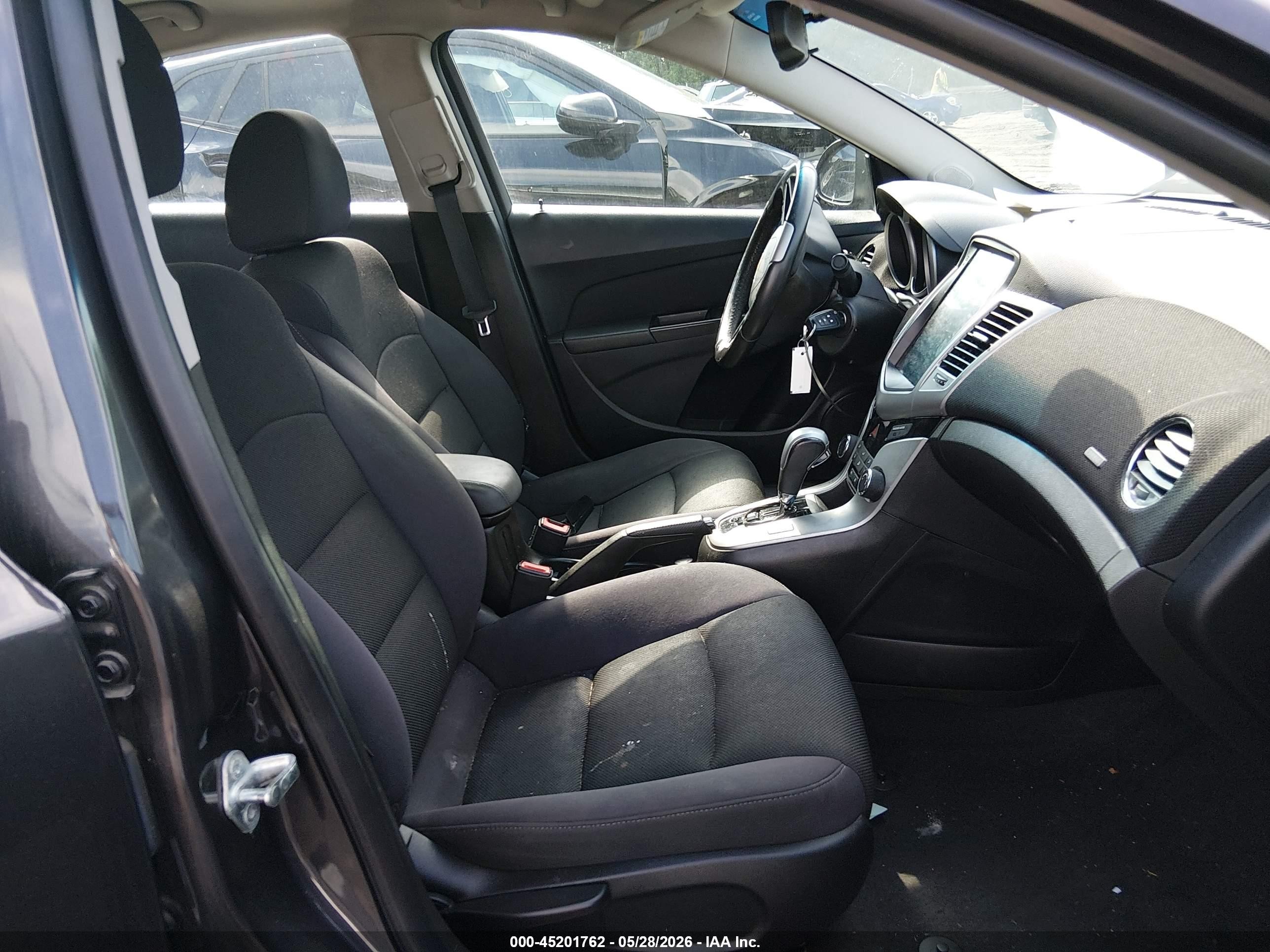 2014 Chevrolet Cruze 1lt Auto Gray vin: 1G1PC5SB7E7115090