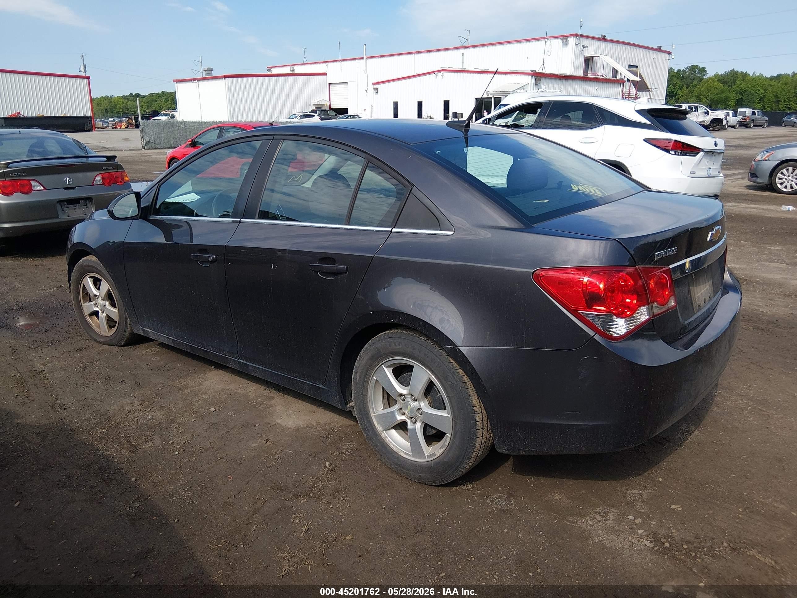 2014 Chevrolet Cruze 1lt Auto Gray vin: 1G1PC5SB7E7115090
