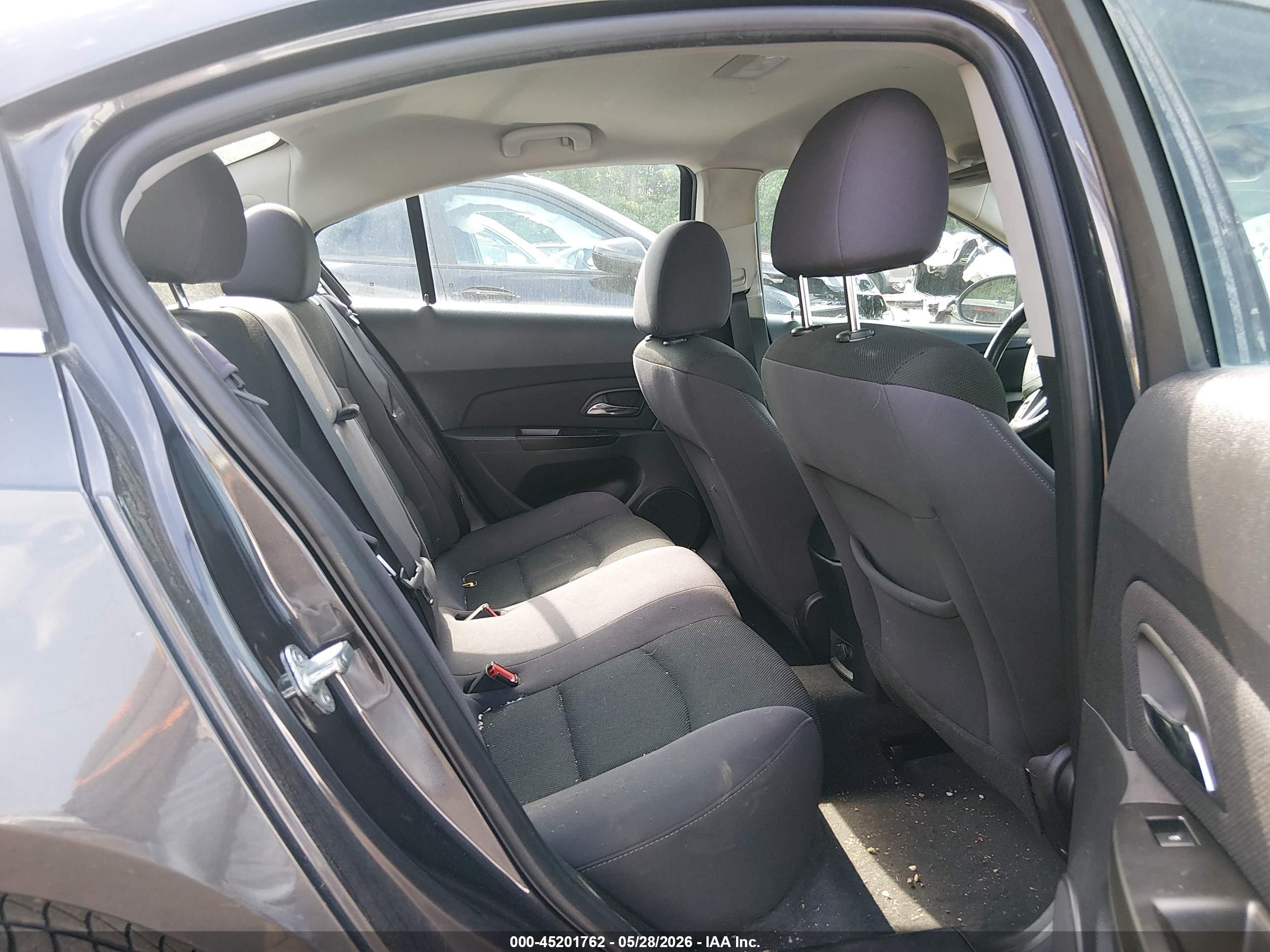 2014 Chevrolet Cruze 1lt Auto Gray vin: 1G1PC5SB7E7115090