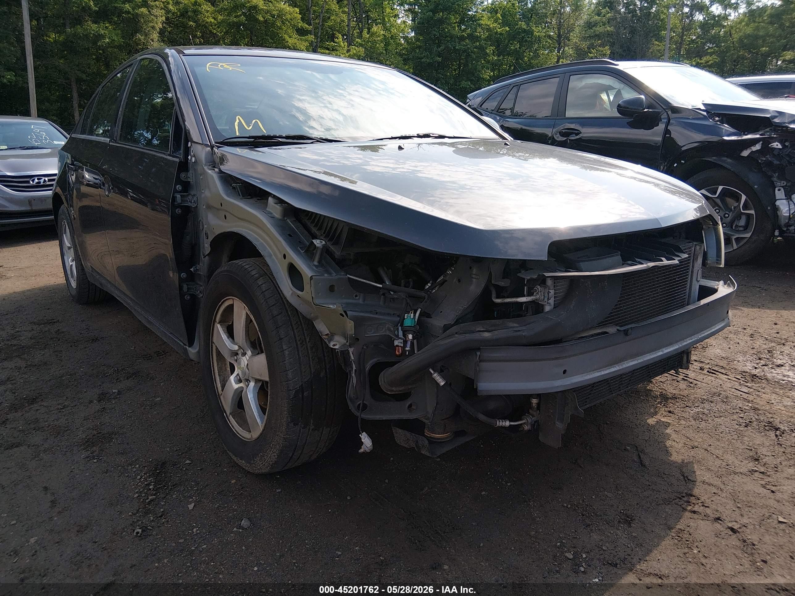 2014 Chevrolet Cruze 1lt Auto Gray vin: 1G1PC5SB7E7115090