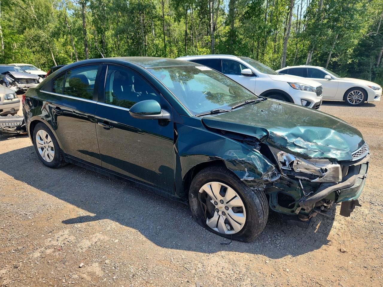 2014 Chevrolet Cruze Lt Green vin: 1G1PC5SB7E7127269