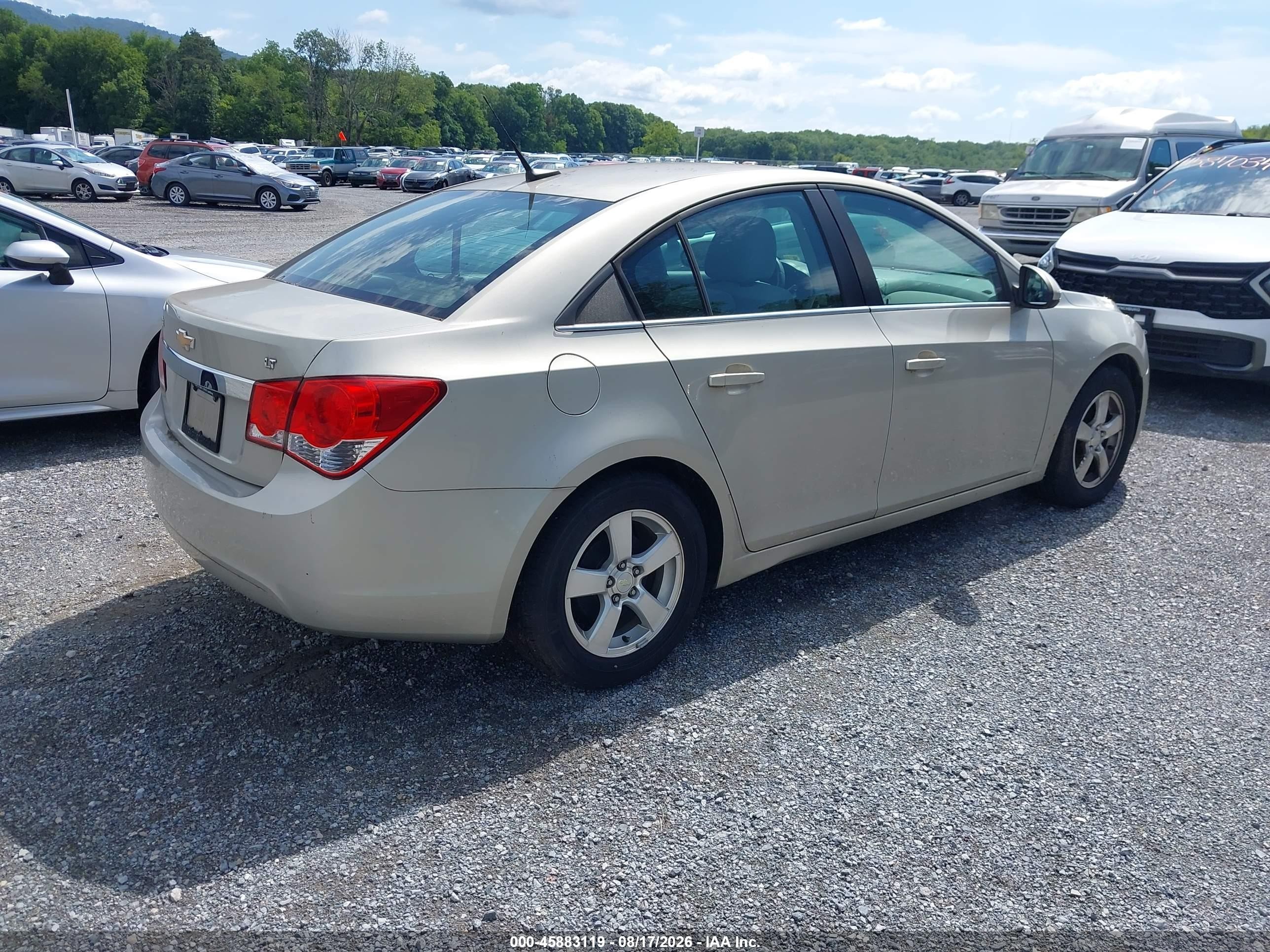 2014 Chevrolet Cruze 1lt Auto Gold vin: 1G1PC5SB7E7129572