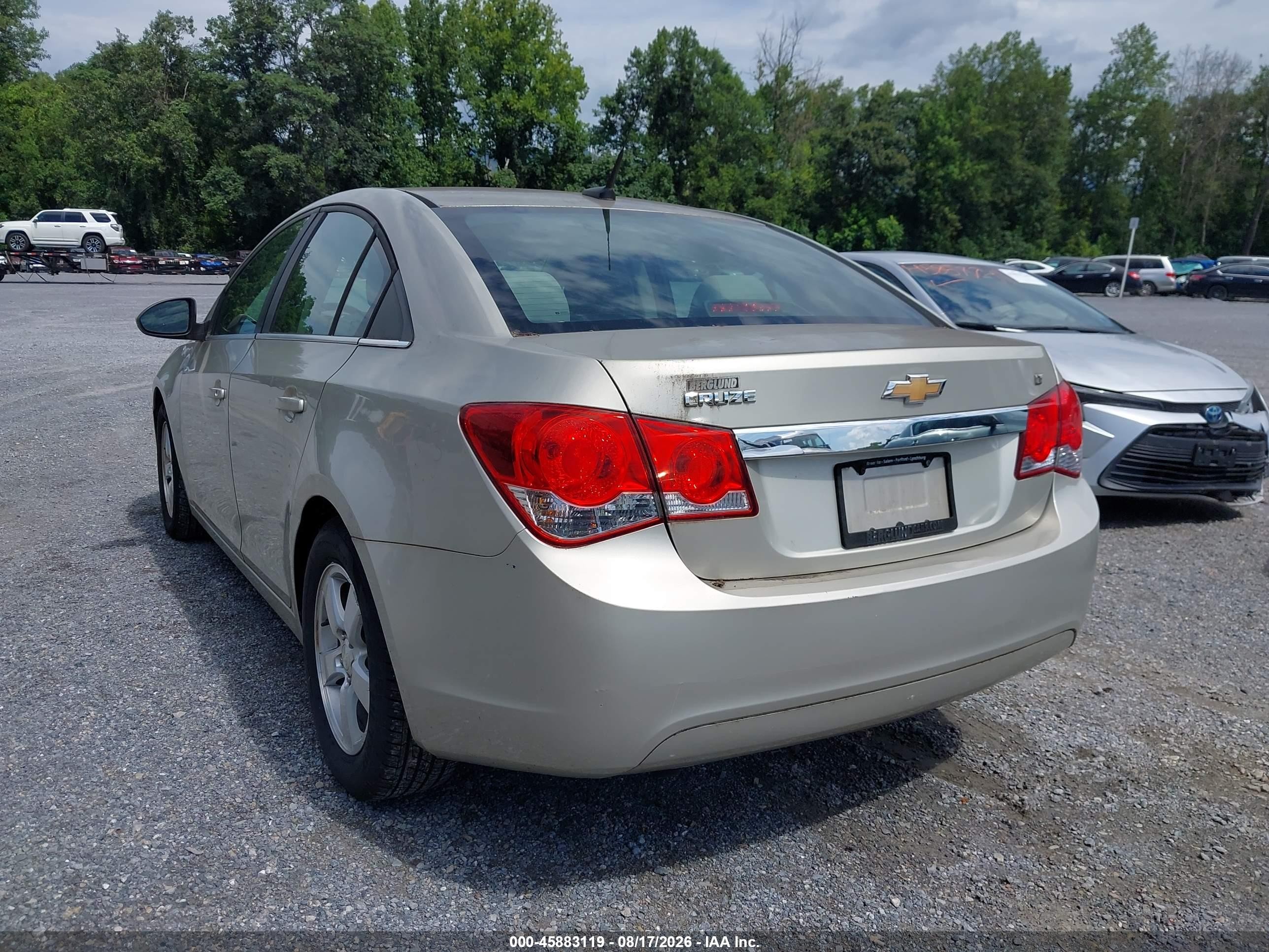 2014 Chevrolet Cruze 1lt Auto Gold vin: 1G1PC5SB7E7129572