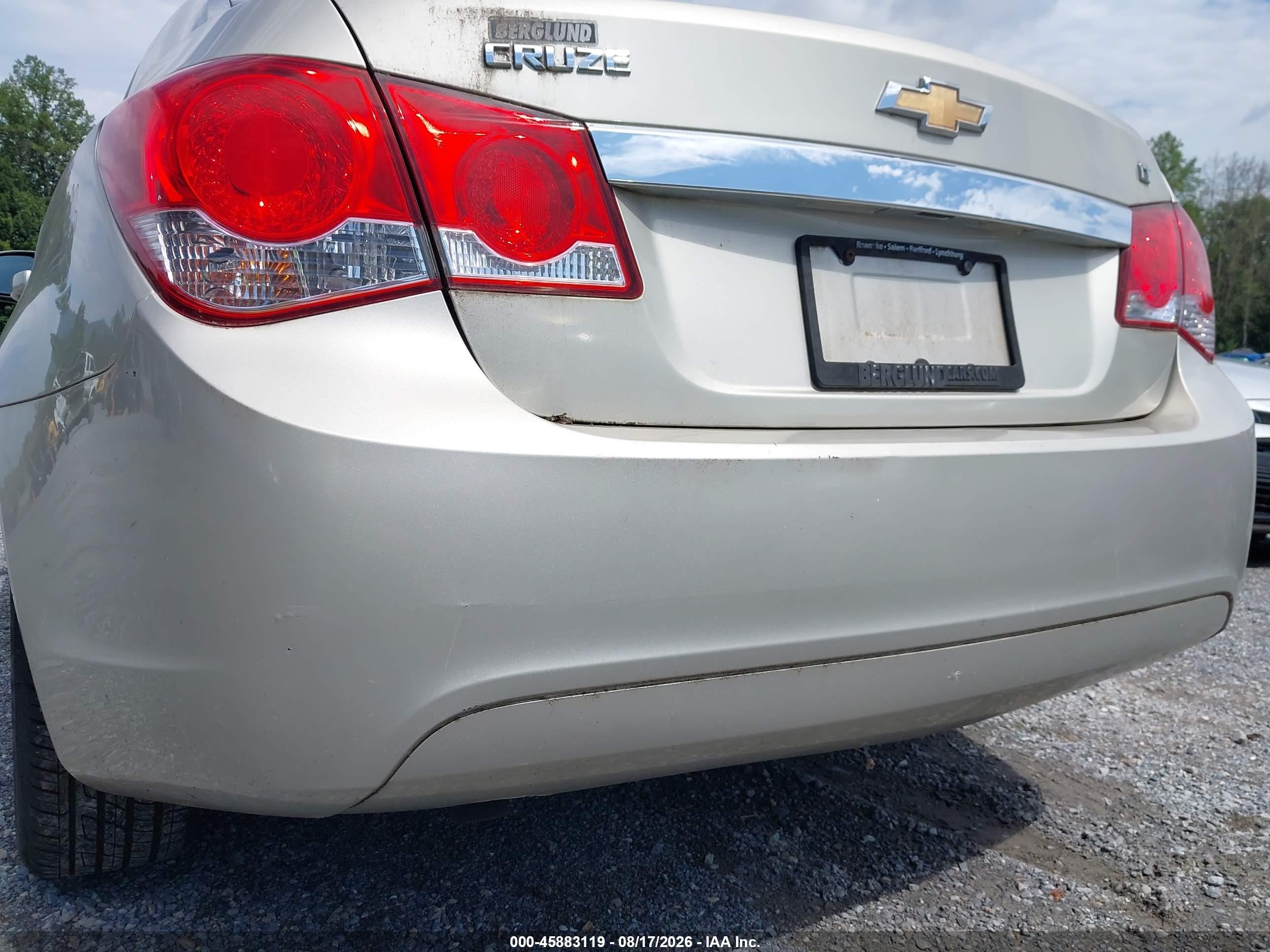 2014 Chevrolet Cruze 1lt Auto Gold vin: 1G1PC5SB7E7129572