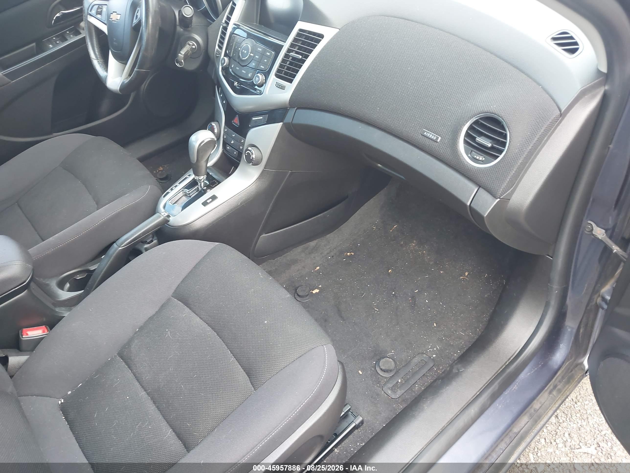 2014 Chevrolet Cruze 1lt Auto Blue vin: 1G1PC5SB7E7138529