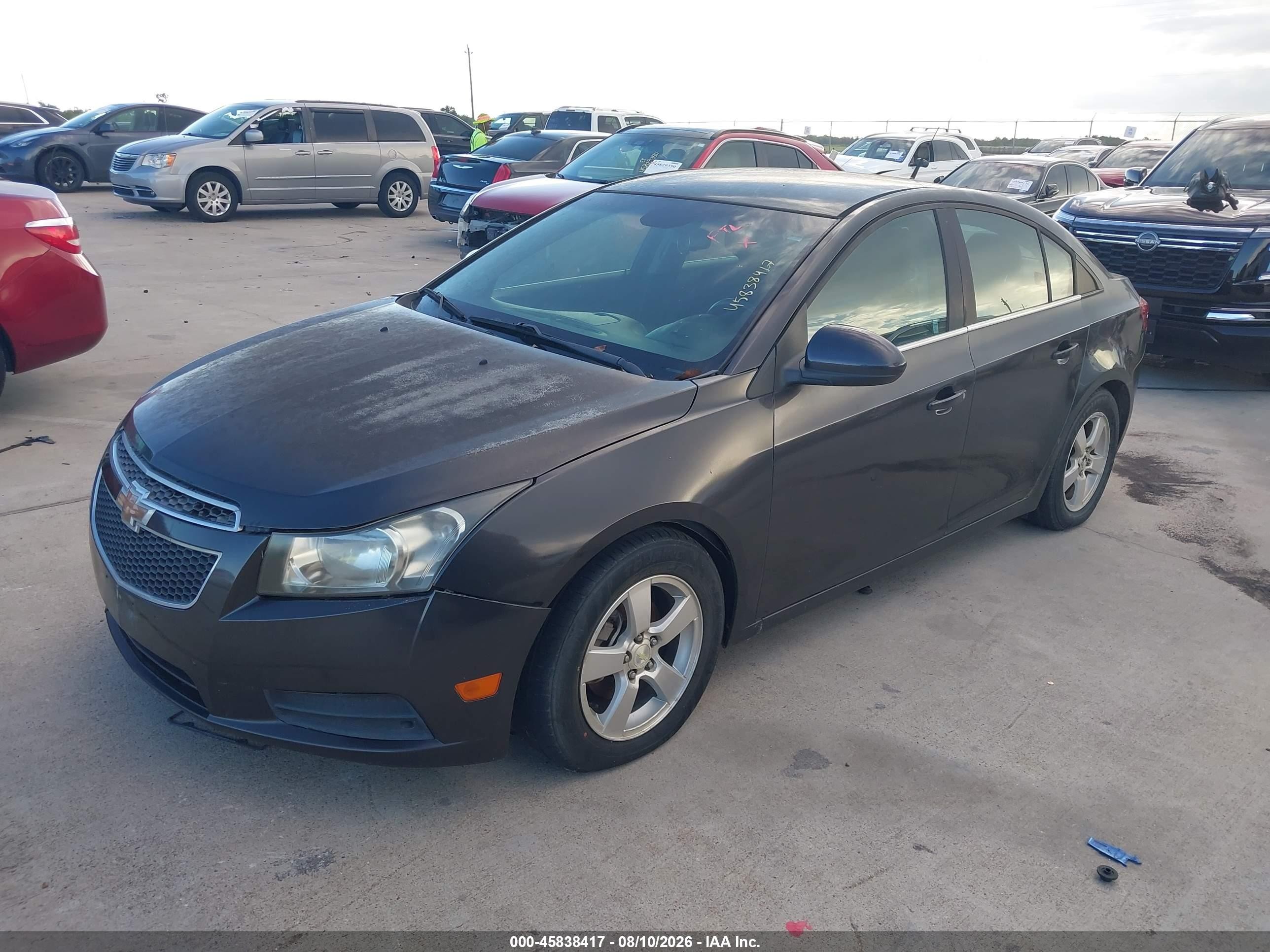2014 Chevrolet Cruze 1lt Auto Gray vin: 1G1PC5SB7E7169778