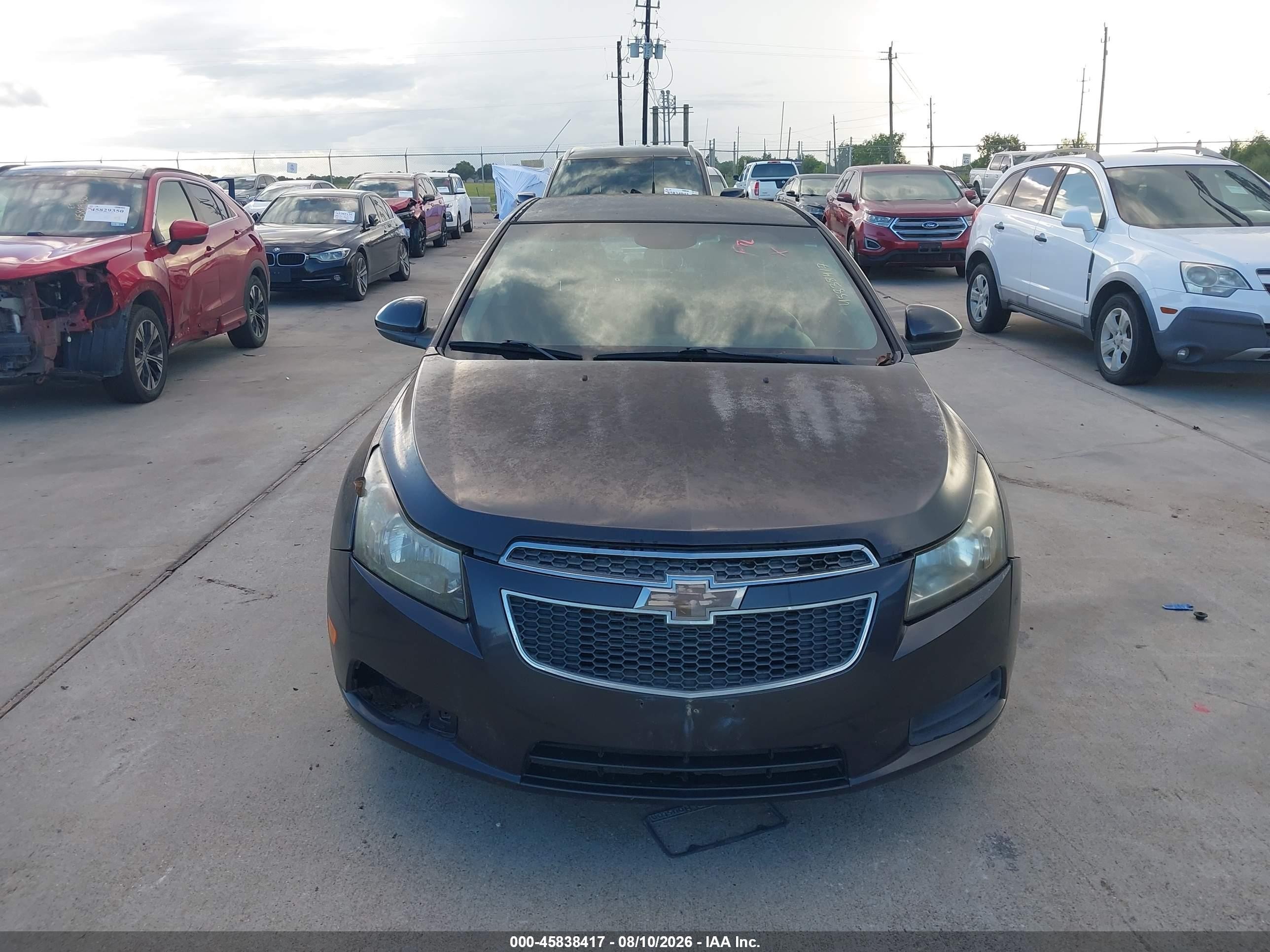 2014 Chevrolet Cruze 1lt Auto Gray vin: 1G1PC5SB7E7169778
