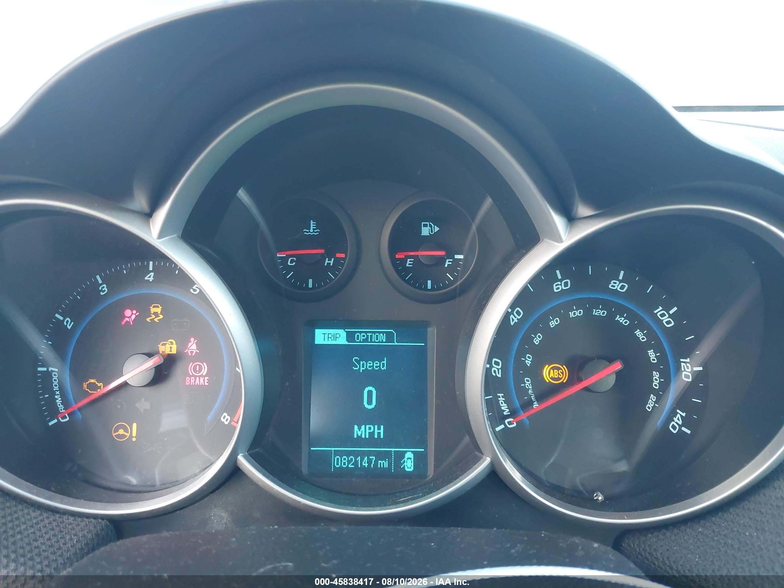 2014 Chevrolet Cruze 1lt Auto Gray vin: 1G1PC5SB7E7169778
